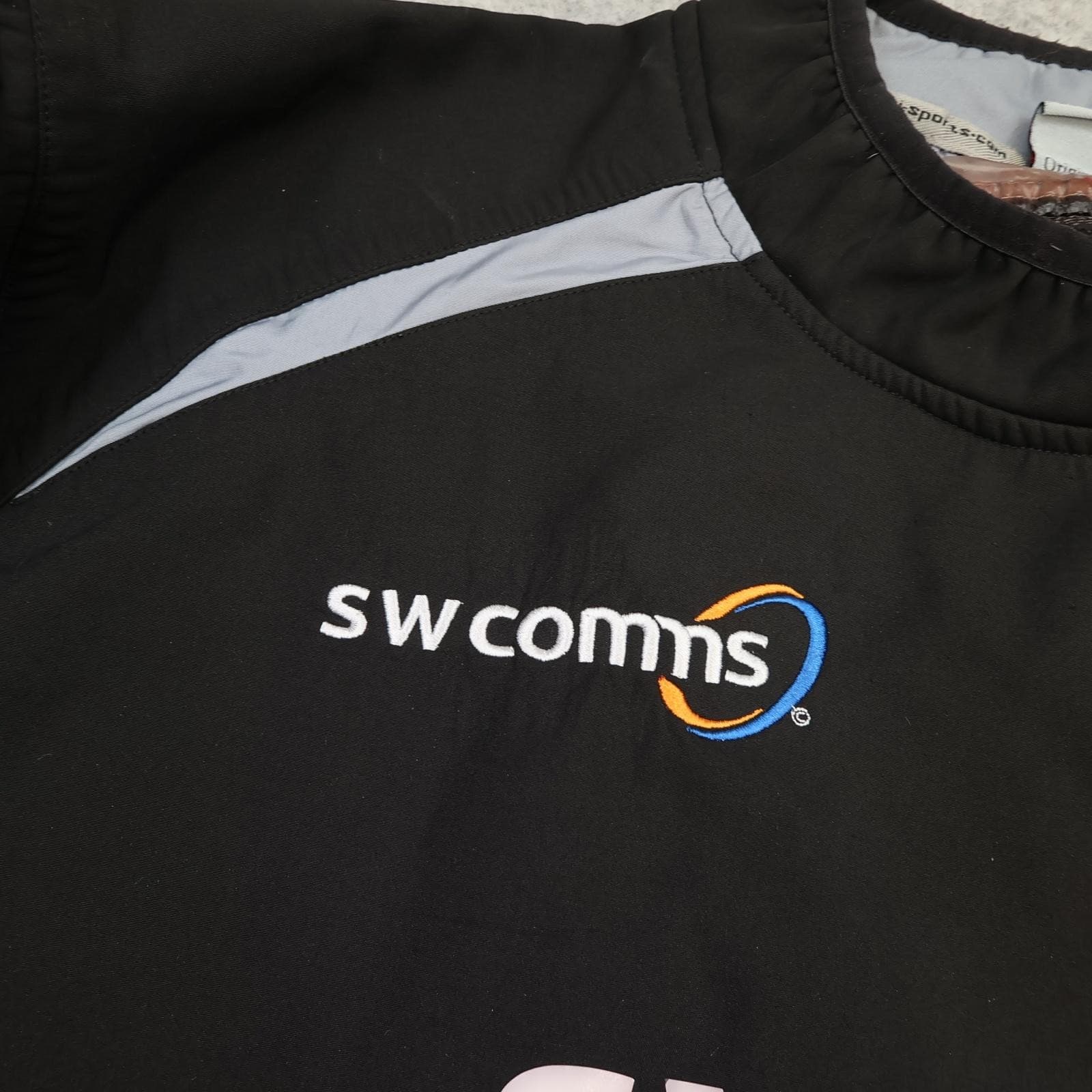 Exeter Chiefs Training Top Mens 3XL Black Rugby Samurai SW Comms Sweatshirt photo 5