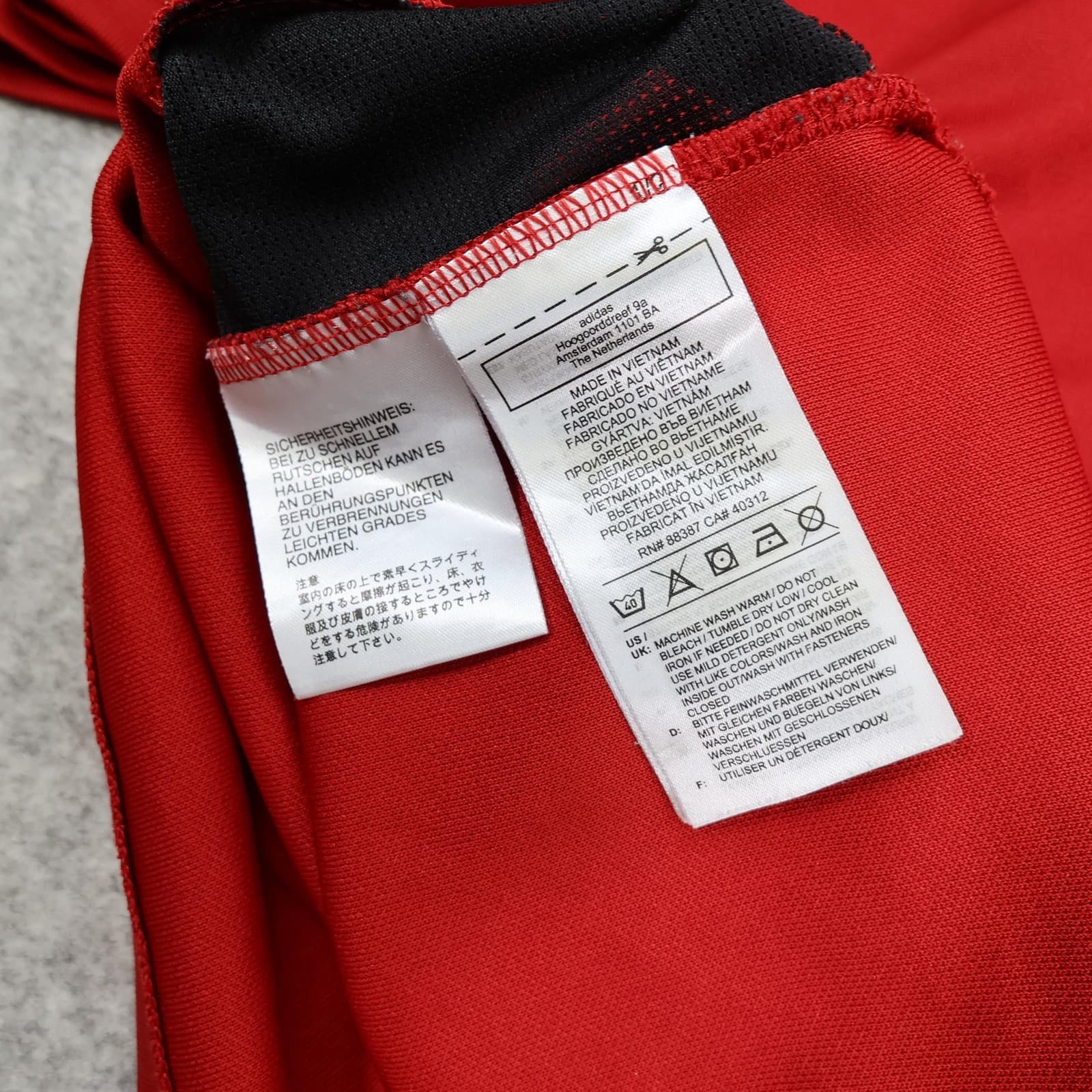 Arsenal Drill Top Mens XL Red 2021 2022 Training Football Adidas Soccer Jersey photo 14