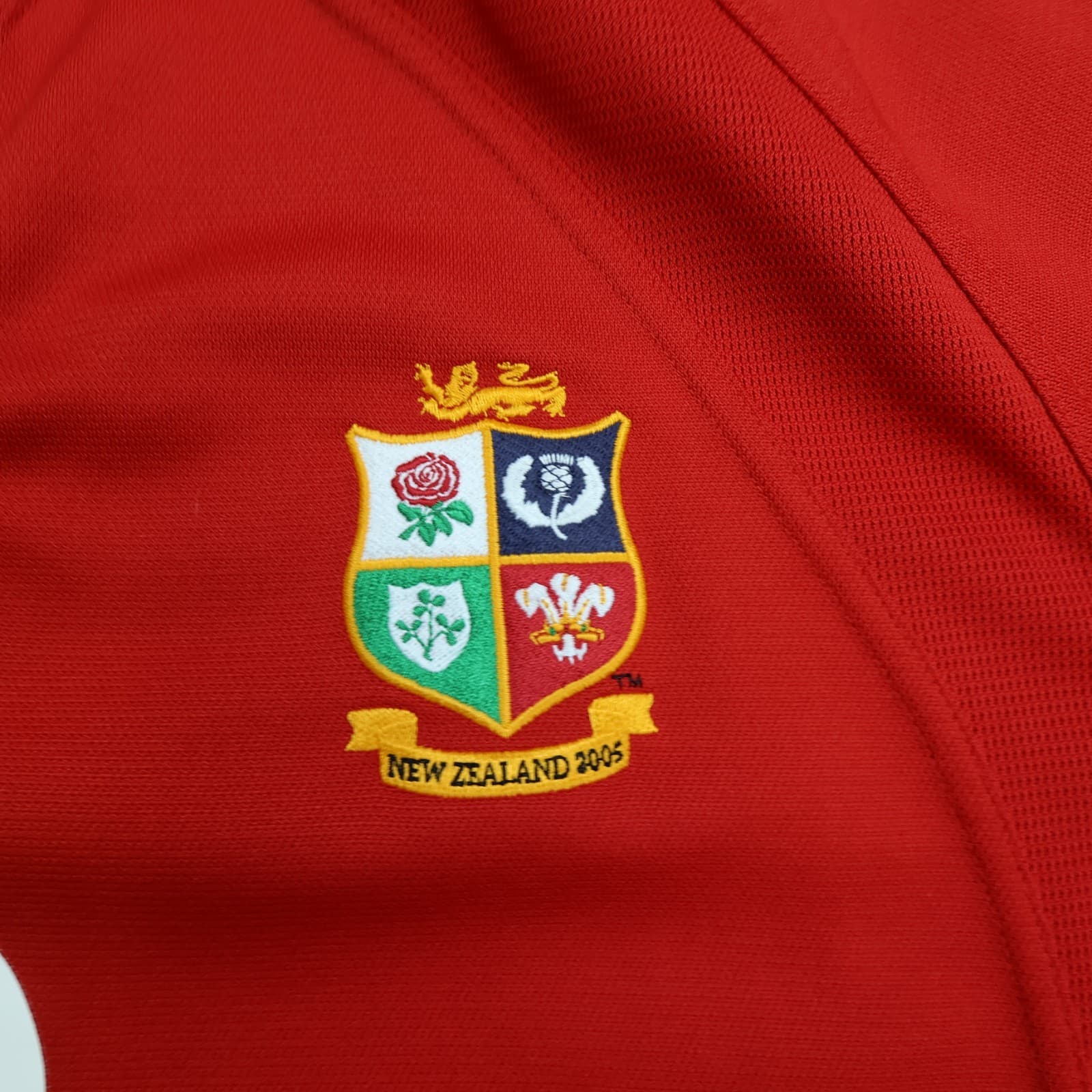 Vintage British & Irish Lions Rugby Shirt Extra Large Zurich Adidas Jersey 2005 photo 6