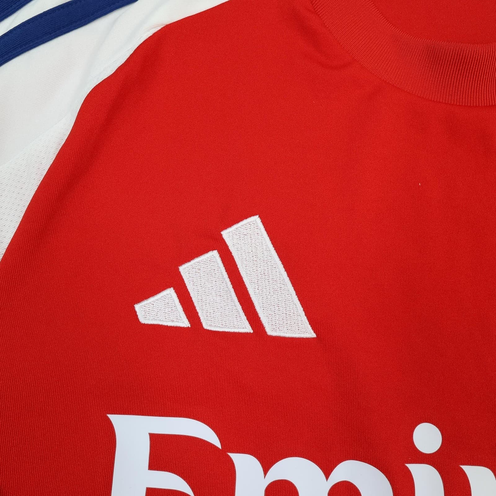 Arsenal Shirt Mens Medium Red Home 2024 2025 Adidas Emirates Soccer Jersey photo 5