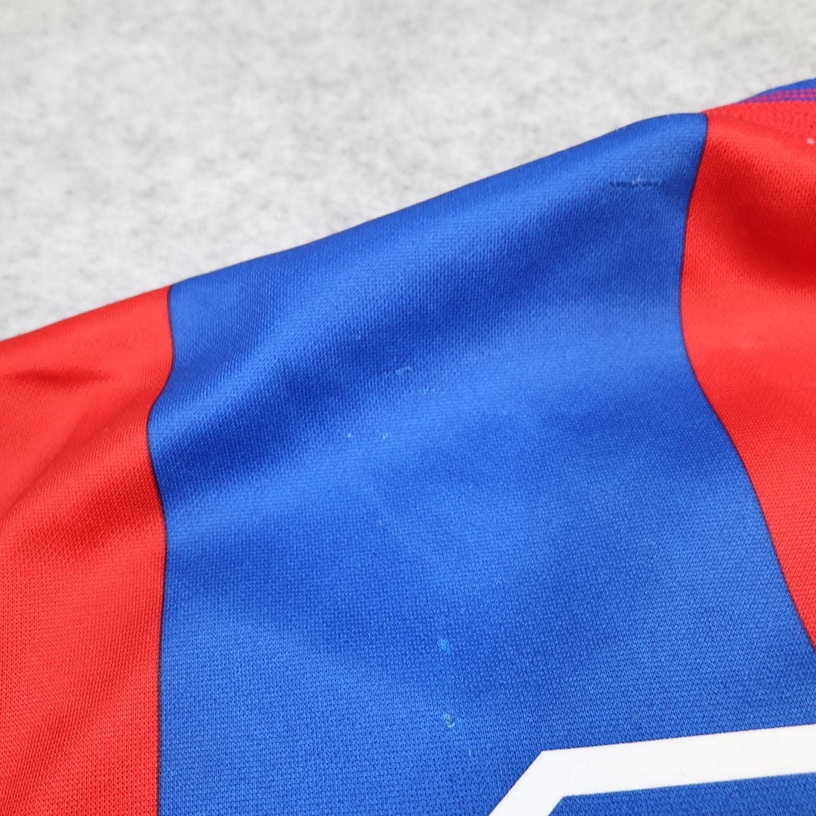 Vintage Crystal Palace Shirt Mens Large Home Red Blue 1989 1990 Bukta Virgin 80s photo 17