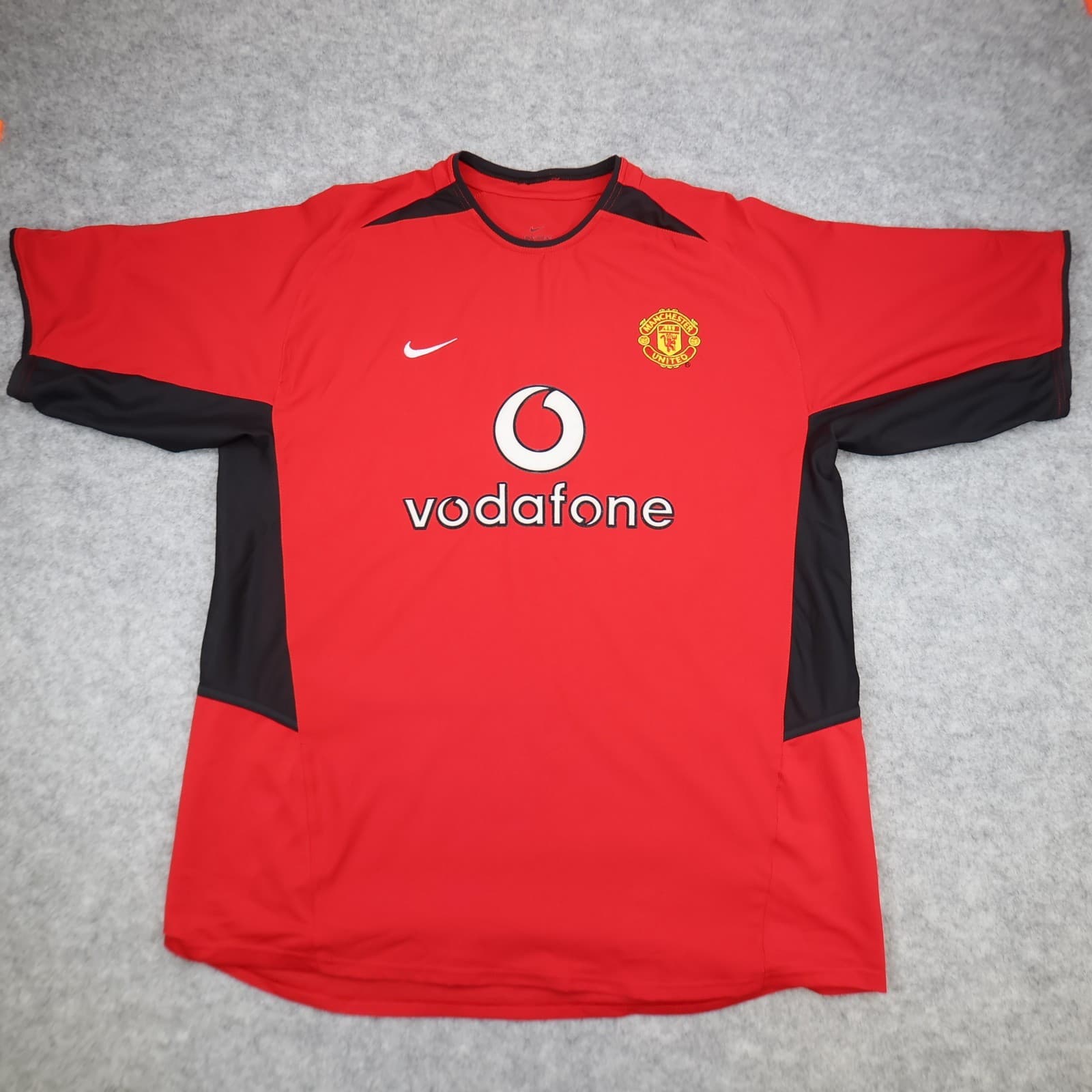 Manchester United Shirt Extra Large Red Home 2002 2004 Umbro Jersey Football