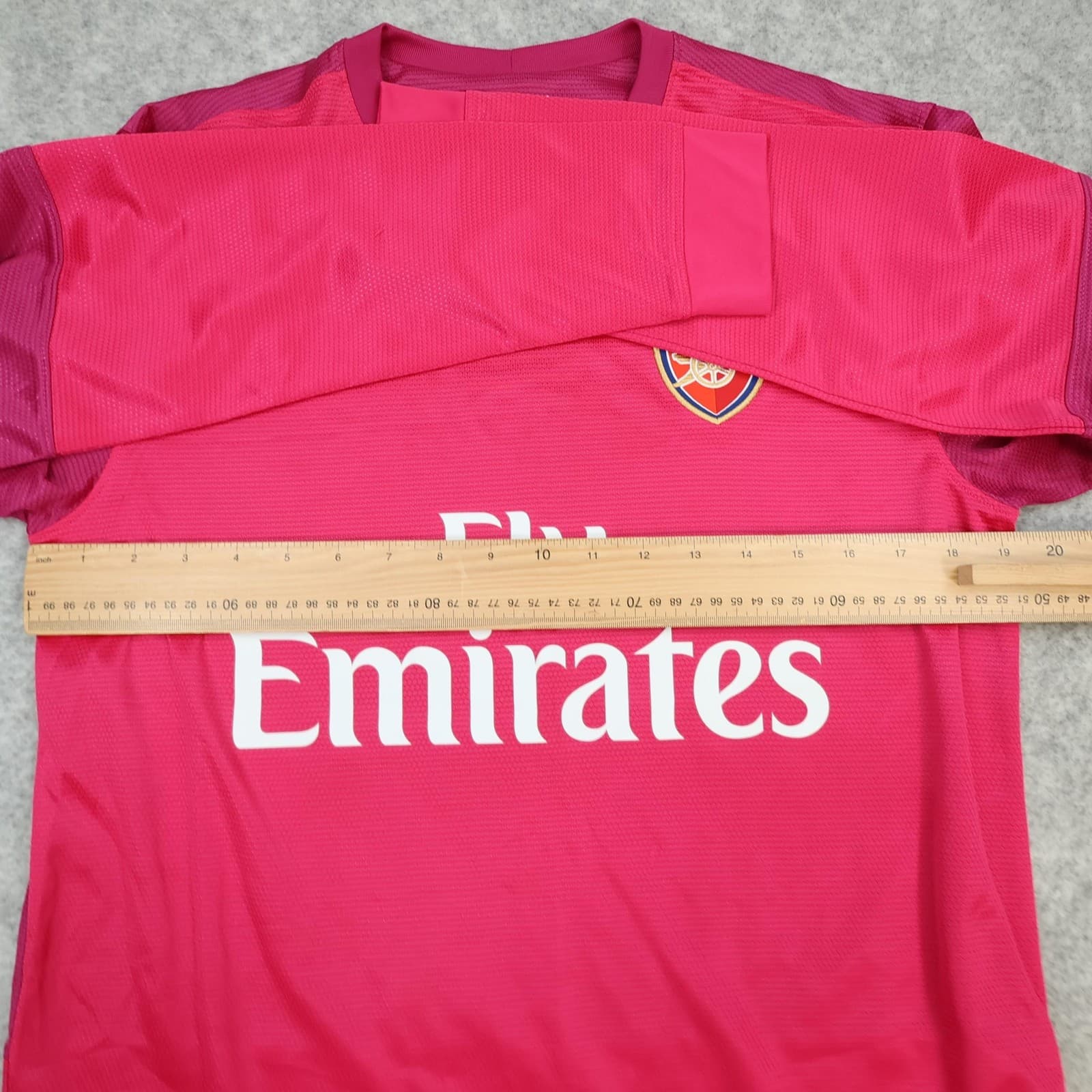 Arsenal Shirt Mens Medium Pink Goalkeeper Long Sleeve 2012 2013 Nike Jersey photo 12