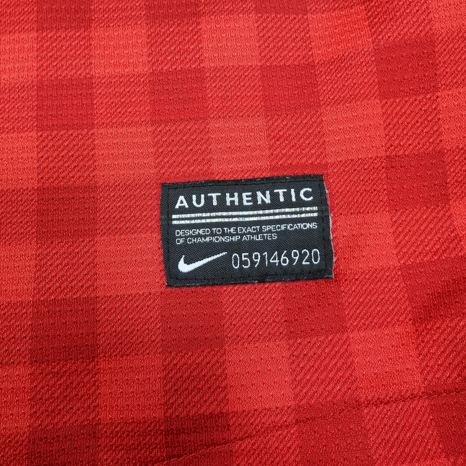 Manchester United Shirt Mens Medium Red Home 2012 2013 Football Nike Vidic 15 photo 8