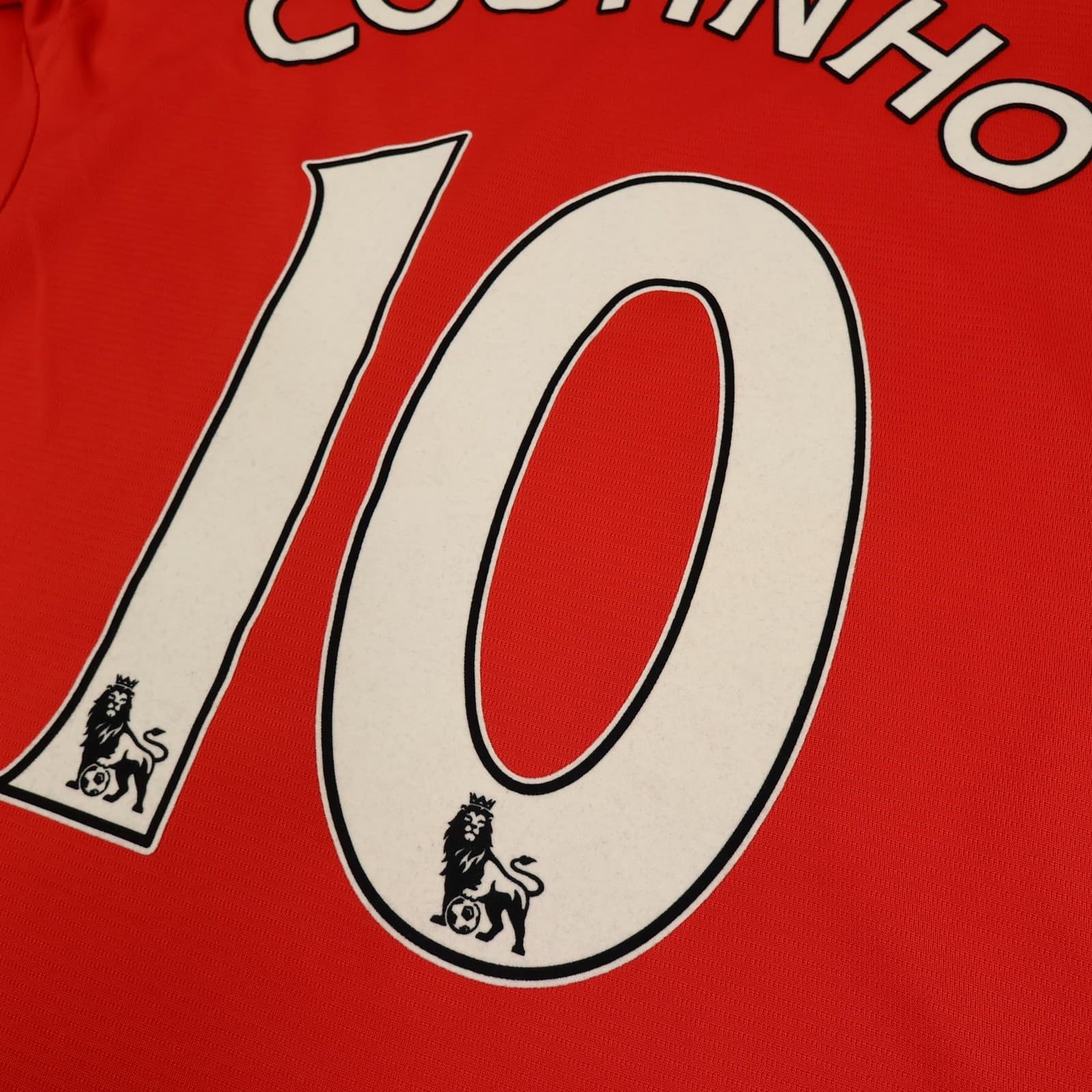 Liverpool Shirt Mens XL Red Home 2013 2014 Warrior Coutinho 10 Soccer Jersey photo 11
