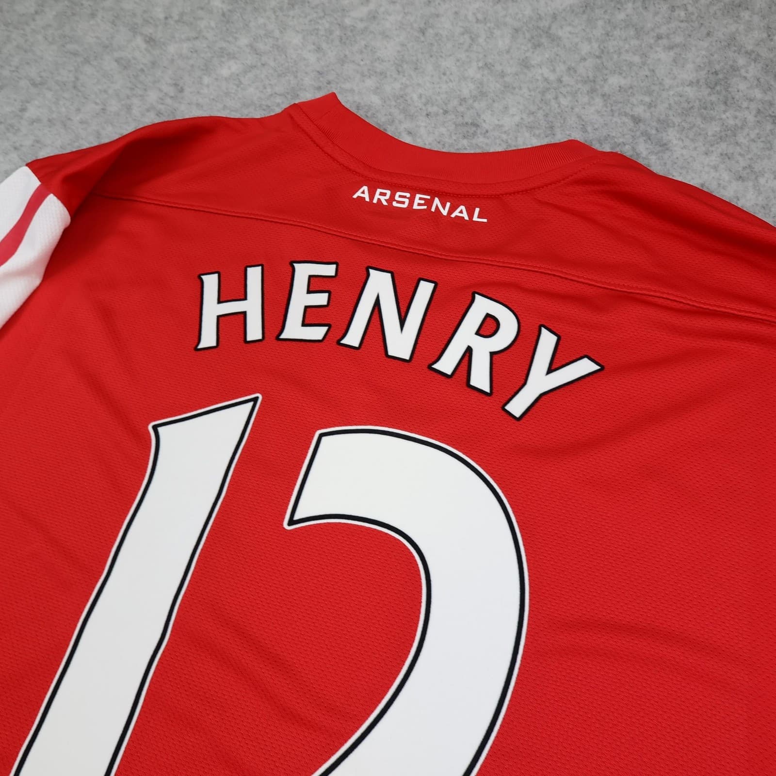 Arsenal Shirt Mens 2XL Red Home 2011 2012 Football Nike Henry 12 Soccer Jersey photo 9