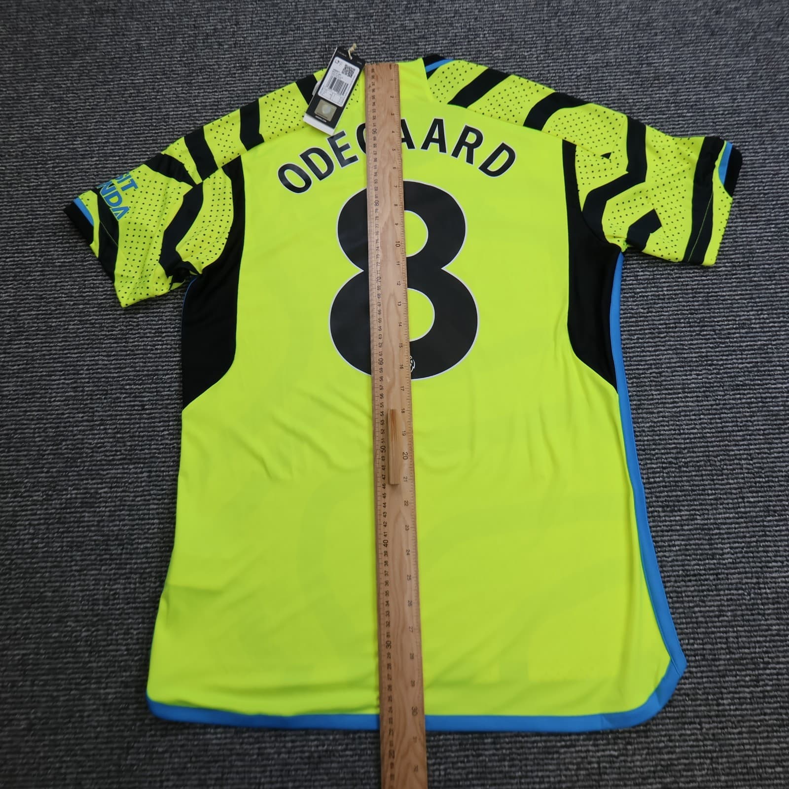 Arsenal Shirt Medium Yellow Away Kit 2023 2024 Adidas Jersey Martin Odegaard 8 photo 16