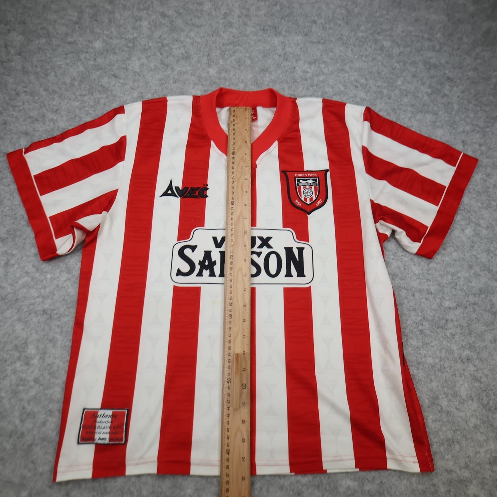 Vintage Sunderland Shirt Medium Red Home Kit 1996 1997 Avec Soccer Jersey photo 14