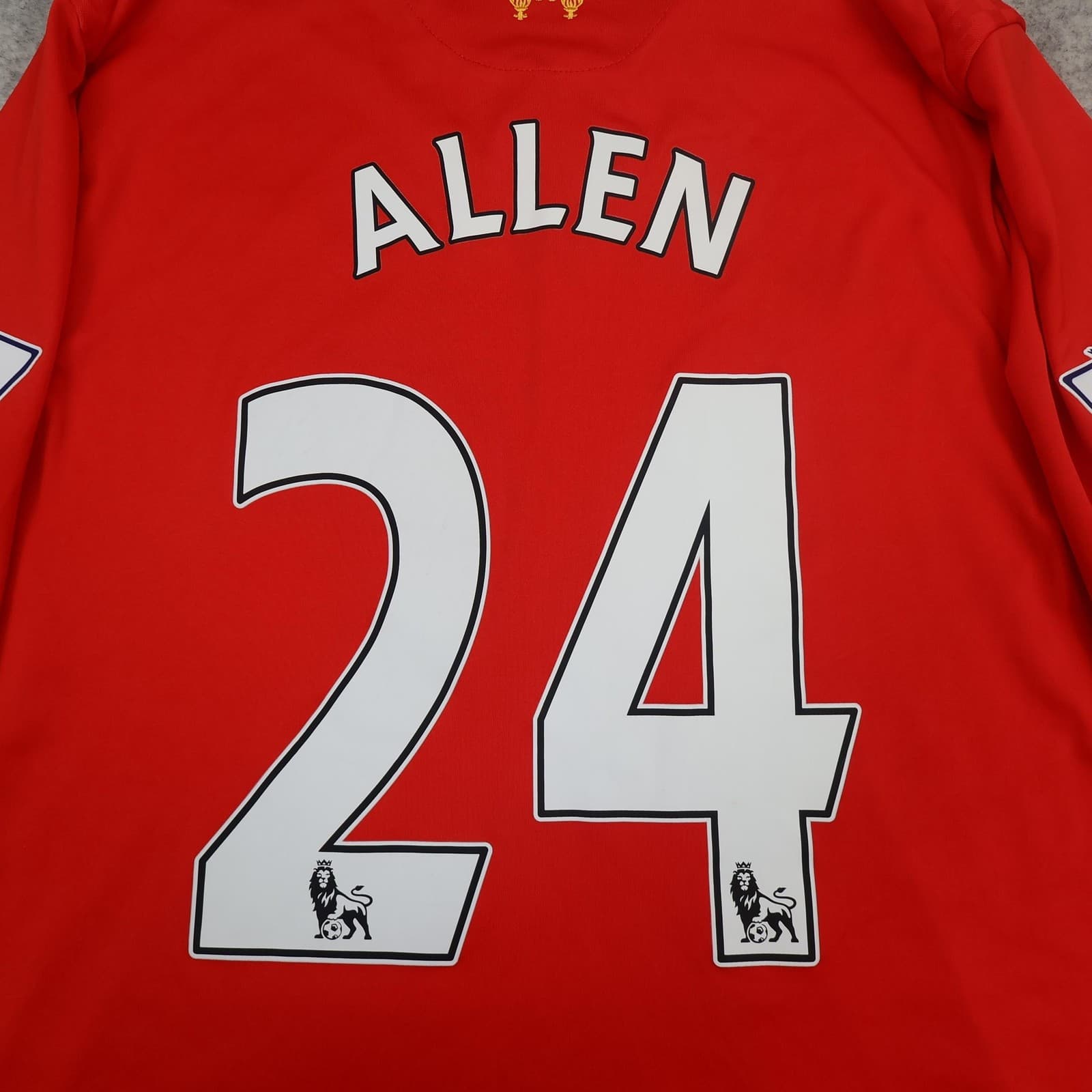 Liverpool Shirt Mens Medium Home Kit 2015 2016 Red New Balance Joe Allen Soccer photo 3