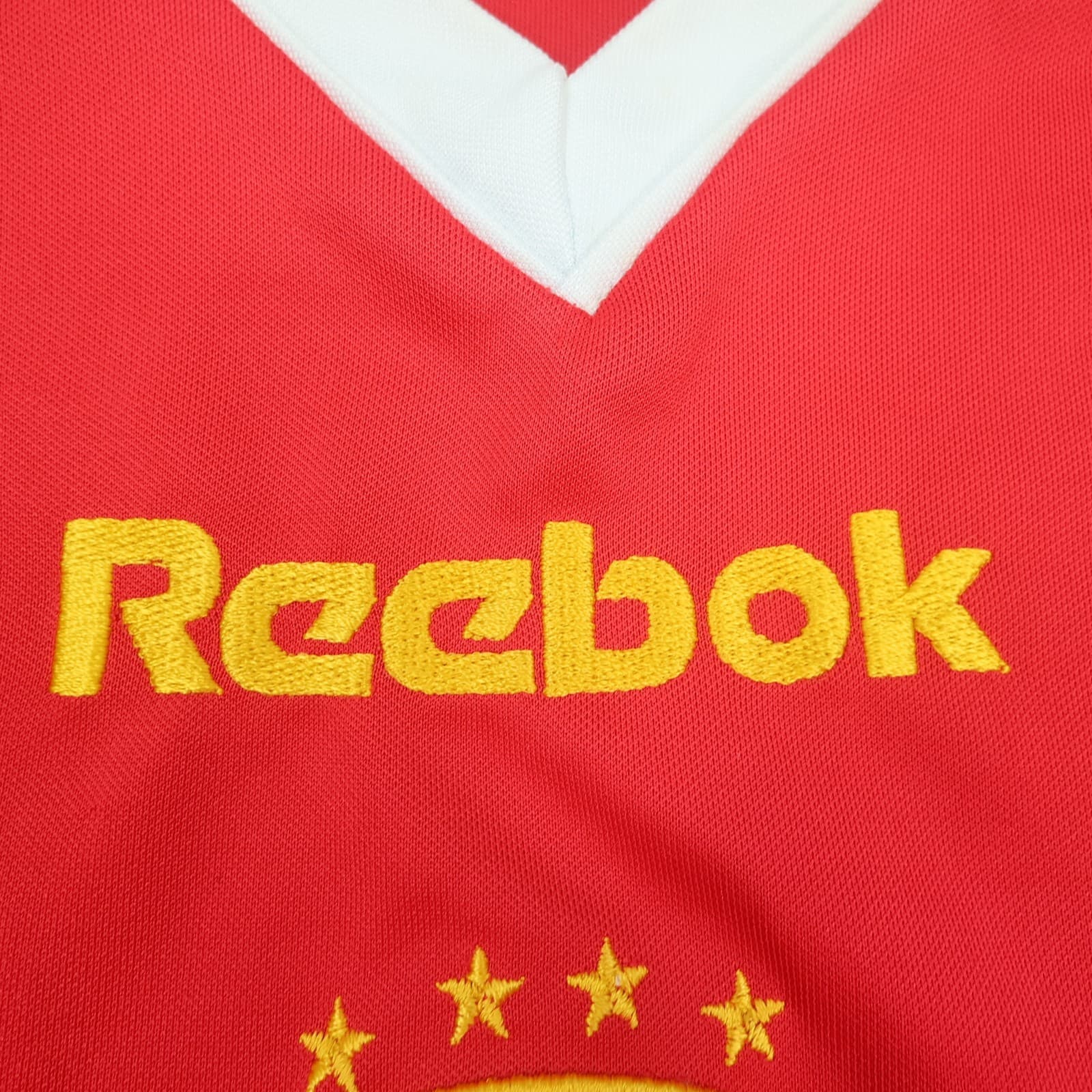 Vintage Liverpool Shirt 2XL Red Home Kit 2001 2003 Reebok Soccer Jersey photo 5