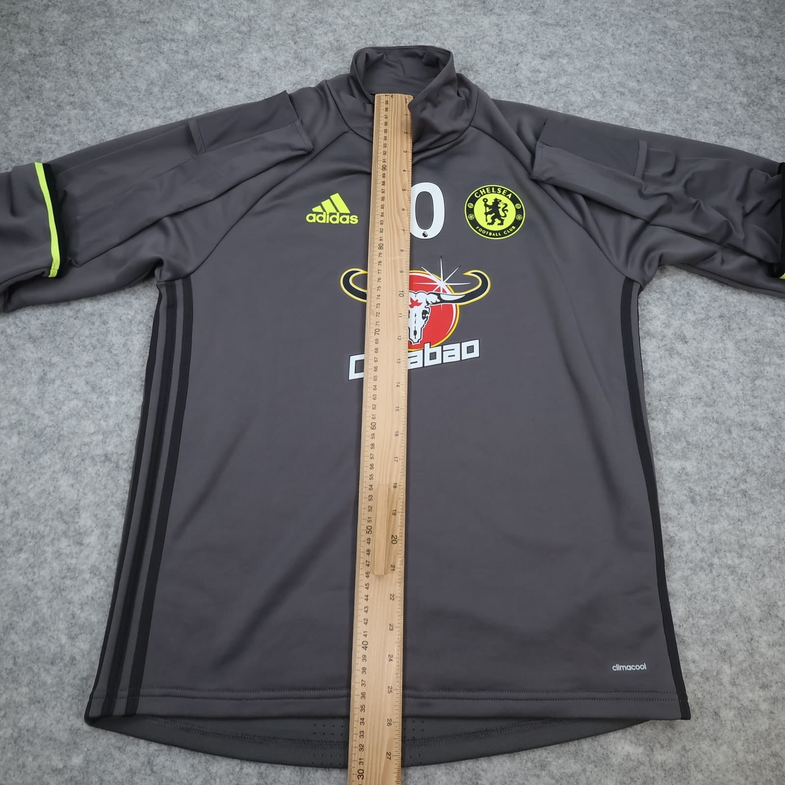 Chelsea Shirt Medium Grey Training Pullover Jumper Adidas 2016 2017 Carabao photo 13