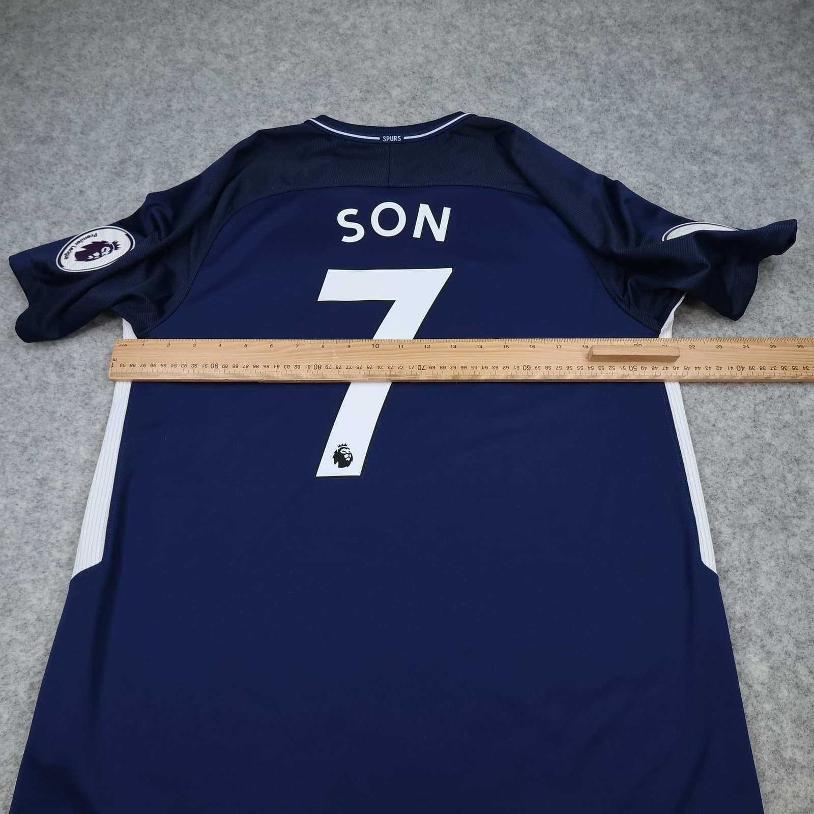 Tottenham Hotspur Shirt Mens Large Away 2017 2018 Football Jersey Nike AIA Son 7 photo 10