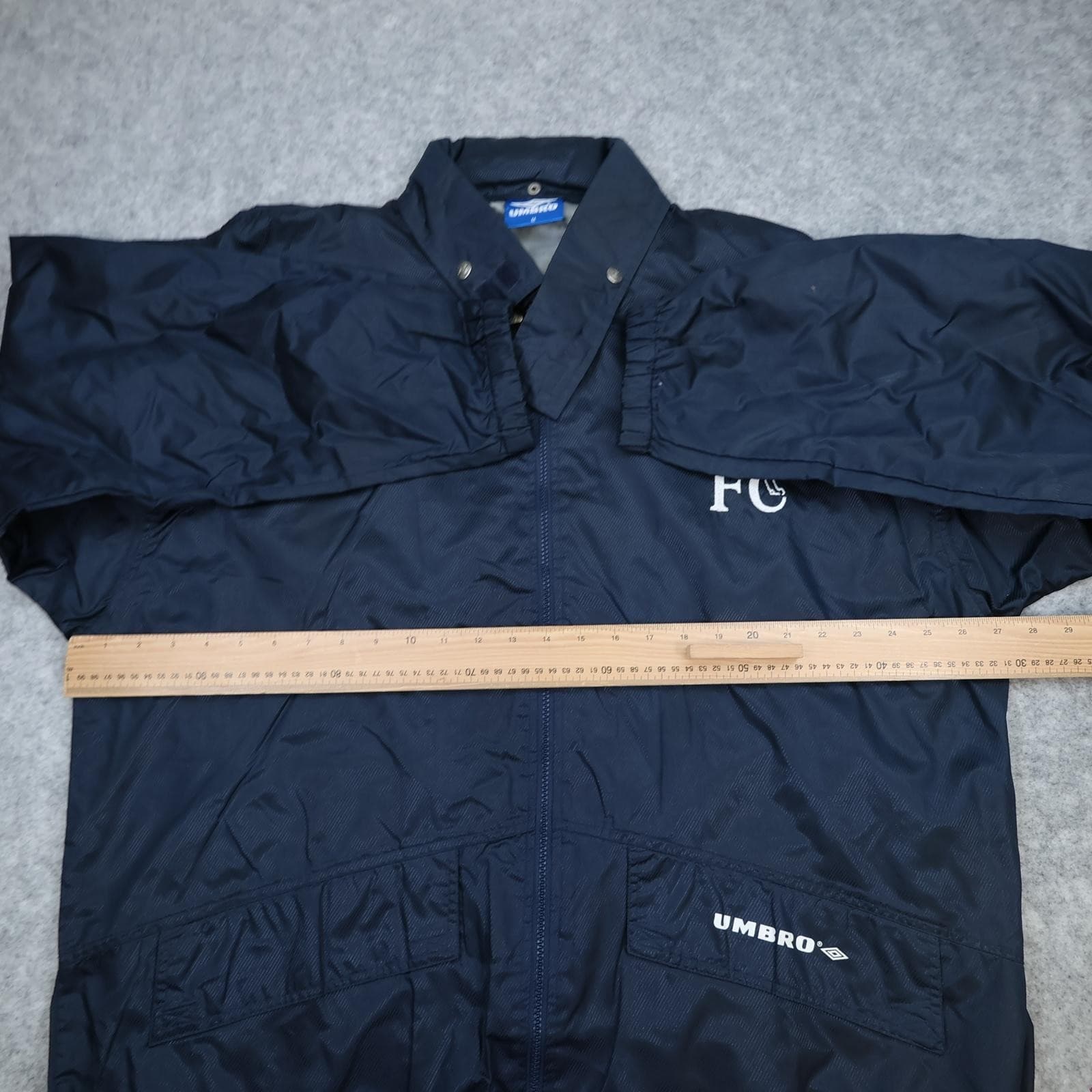 Vintage Chelsea FC Jacket Mens Medium Navy 1994 1996 Umbro Coors Training 90s photo 9