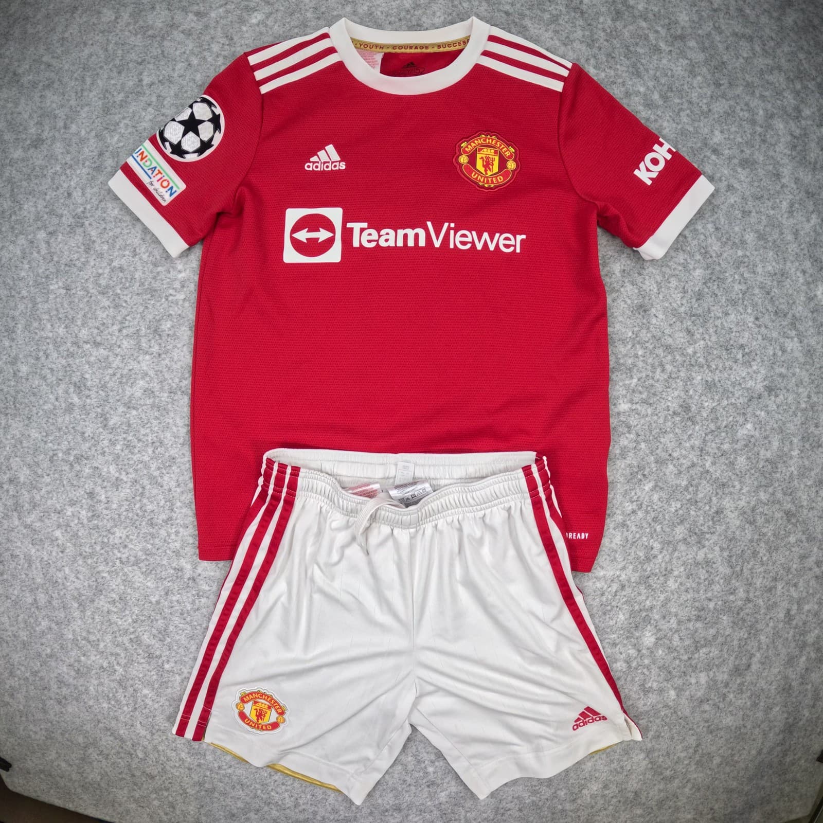 Manchester United Football Kit Set 11 12Y 152 Home 2021-22 adidas Rashford 10