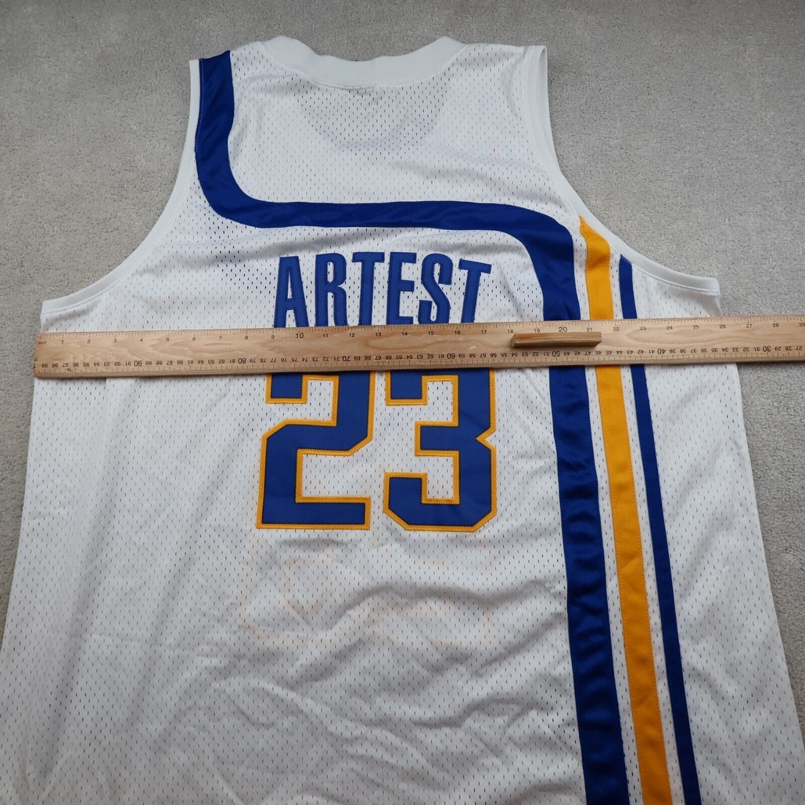 Vintage Indiana Pacers Jersey 3XL Nike 90s Basketball NBA Ron Artest photo 14