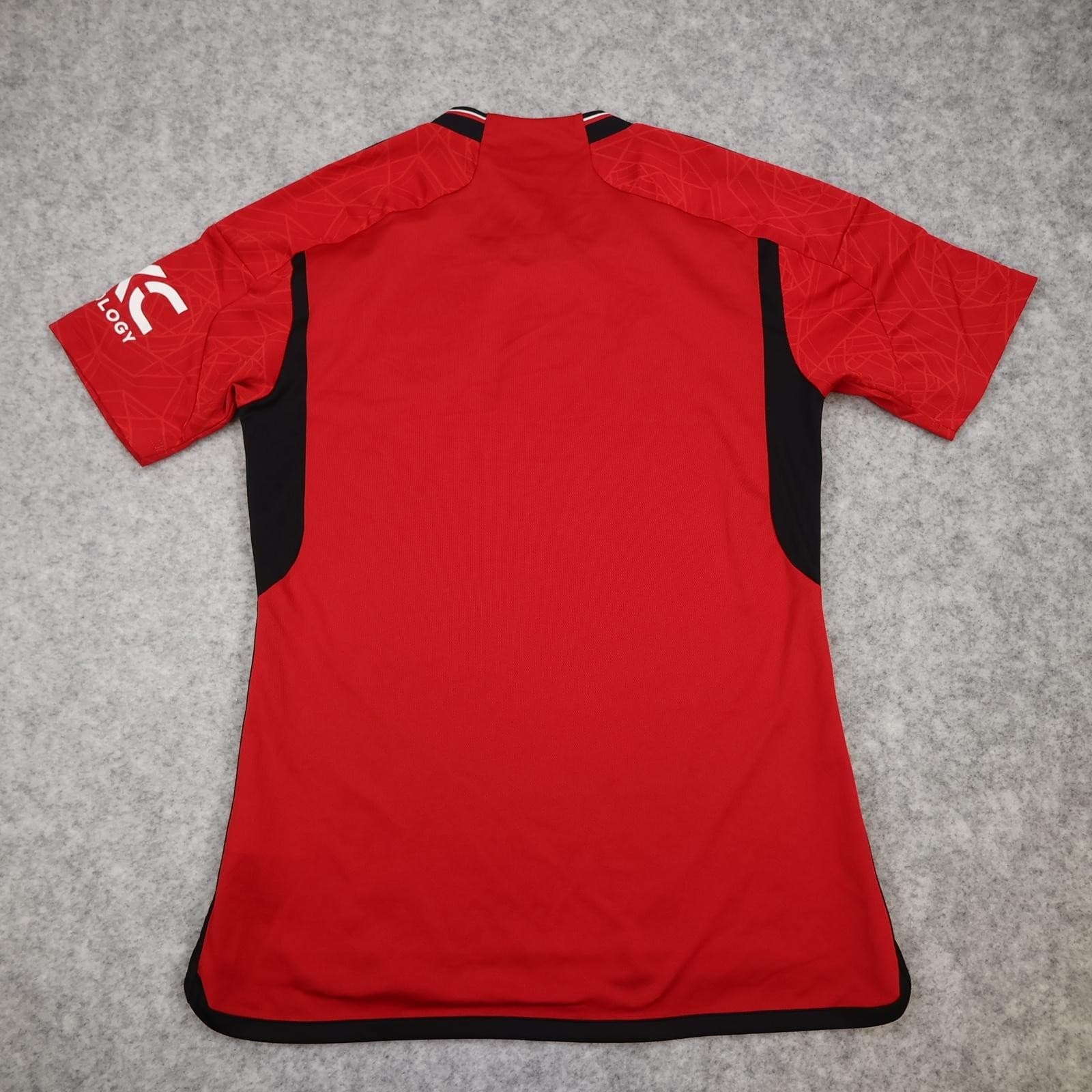 Manchester United Shirt Mens Small Red Home 2023 2024 Football Adidas TeamViewer photo 2