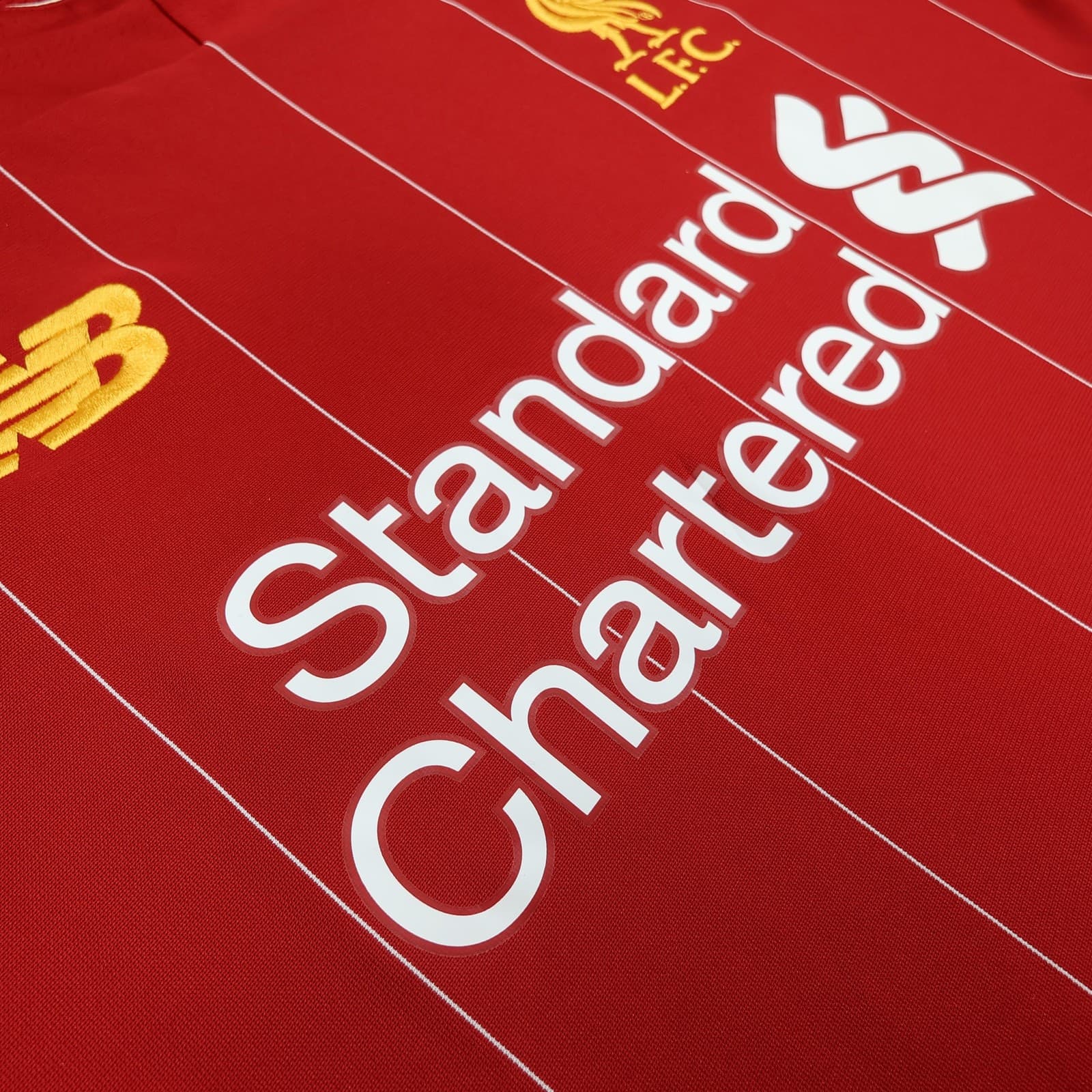 Liverpool Shirt Mens XL Red Home 2019 2020 New Balance Soccer Jersey photo 6