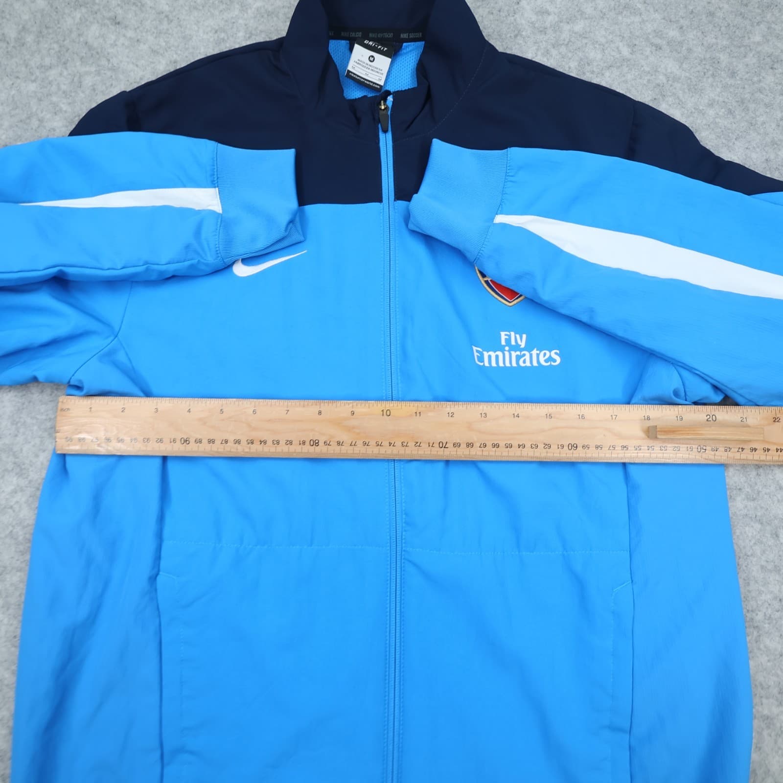 Arsenal Football Jacket Medium Blue Training Tracksuit Jacket Nike 2010 2011 photo 8