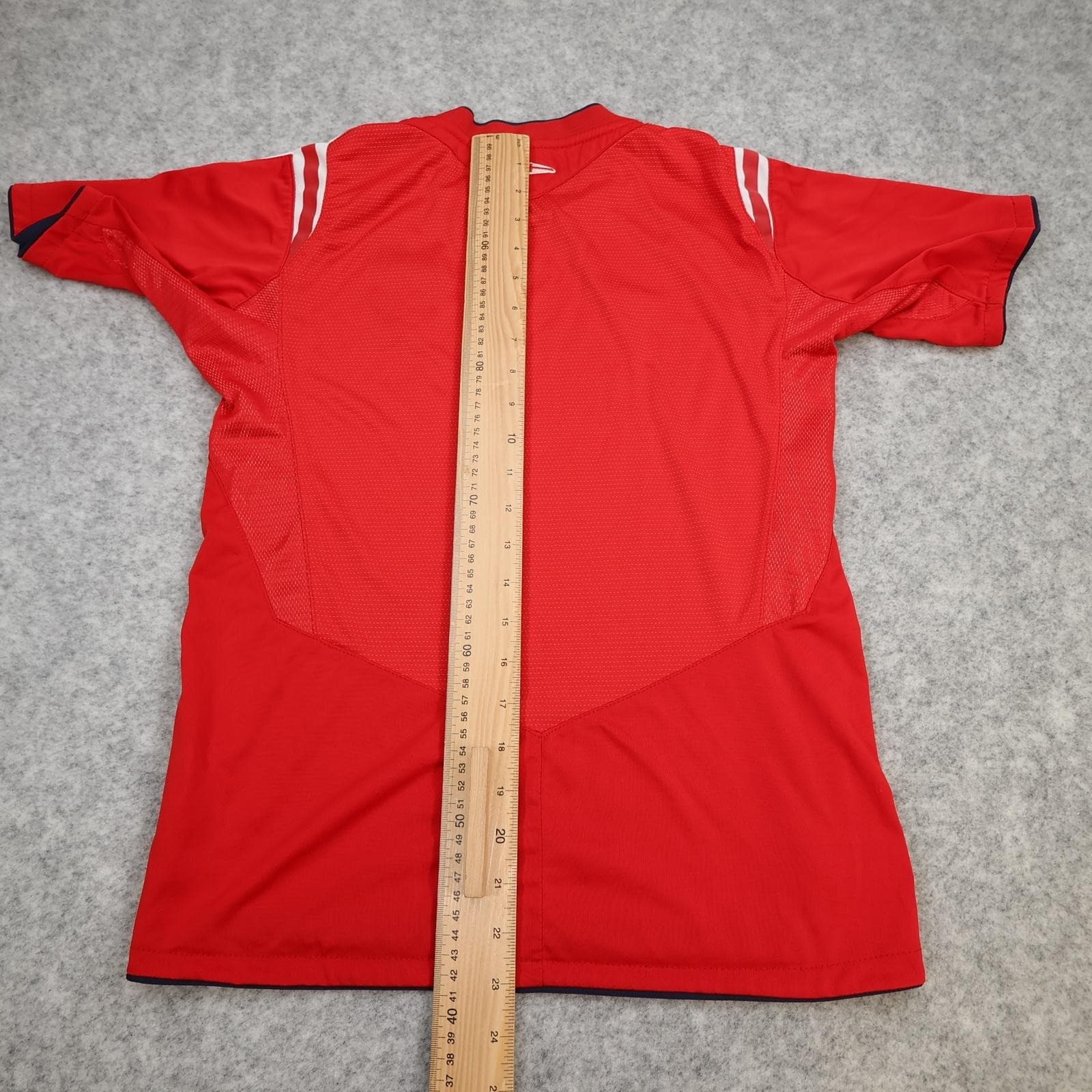England Away Shirt Kids 11-12 Years Red 2004 2006 Football Umbro Vintage Jersey photo 9