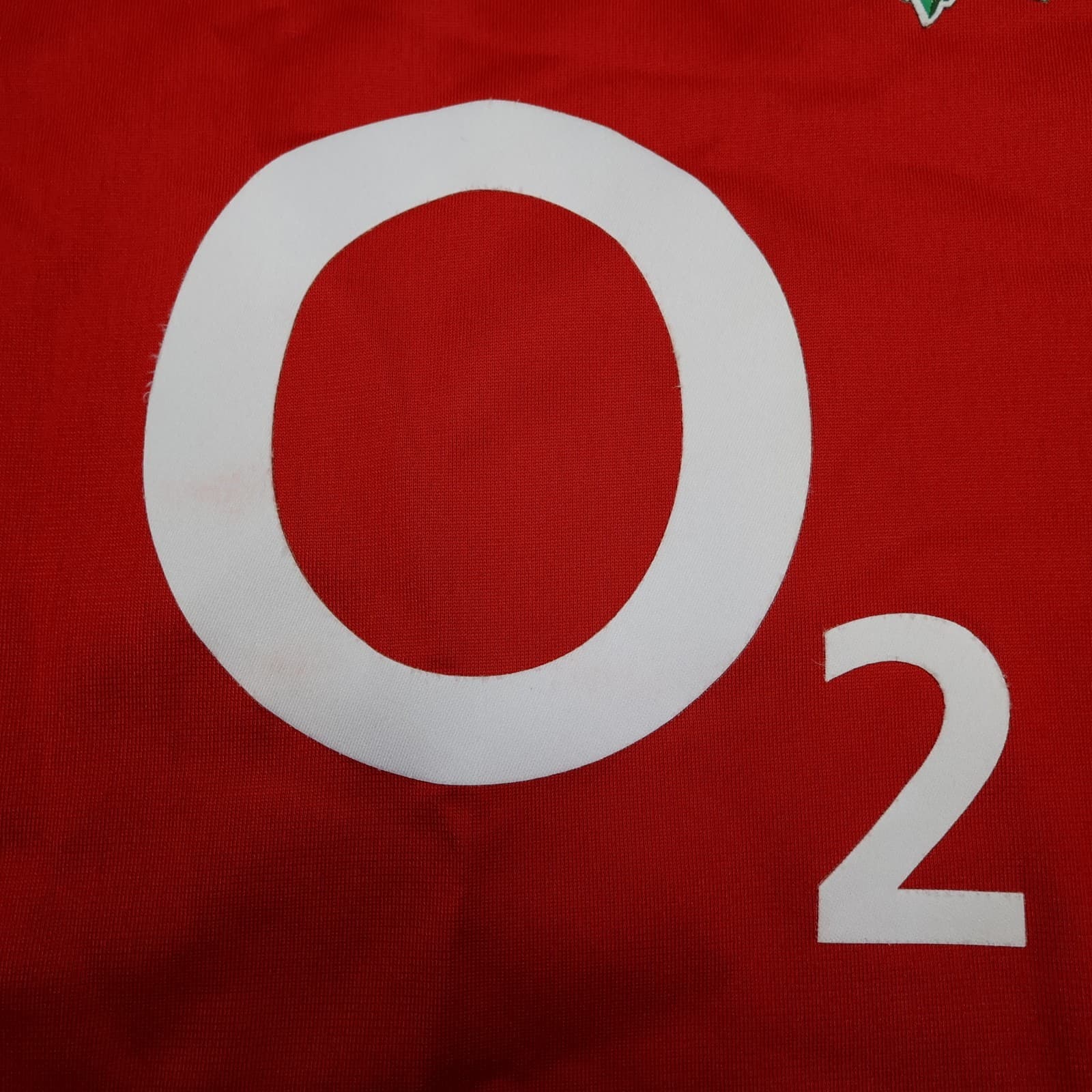 England Rugby Shirt Large Red Away Kit 2007 2008 Nike Jersey O2 photo 6