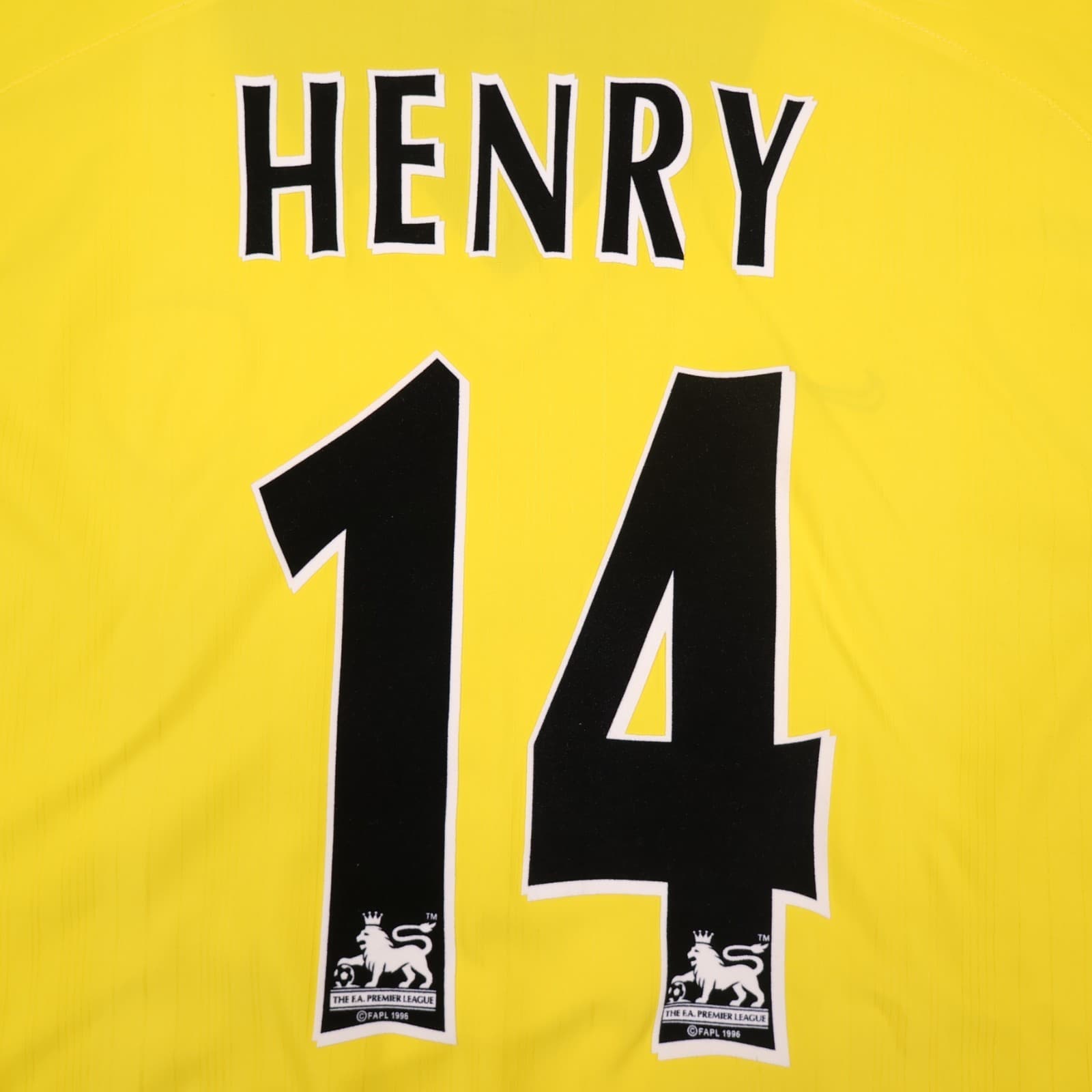 Arsenal Shirt 2XL Yellow Away Kit 2003 2004 Nike Jersey Thierry Henry O2 XXL photo 3
