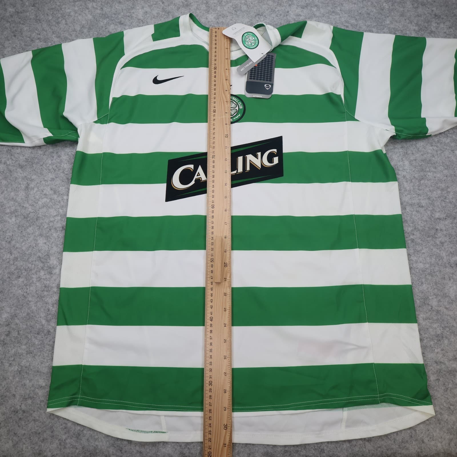Celtic Football Shirt Extra Large Home Kit 2005 2007 Nike Soccer Jersey Hoops photo 12