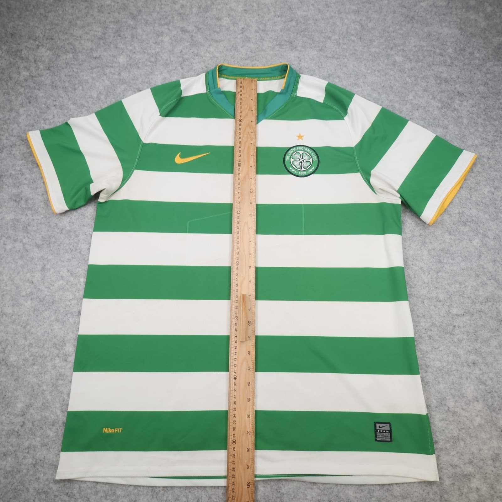 Celtic Football Shirt Extra Large Green Home Kit 2008 2010 Nike Jersey Hoops photo 13