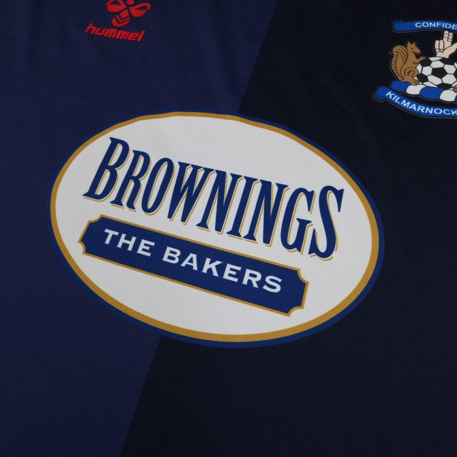 Kilmarnock Shirt Mens XL Away Kit Navy Blue 2021 2022 Hummel Soccer Jersey photo 4