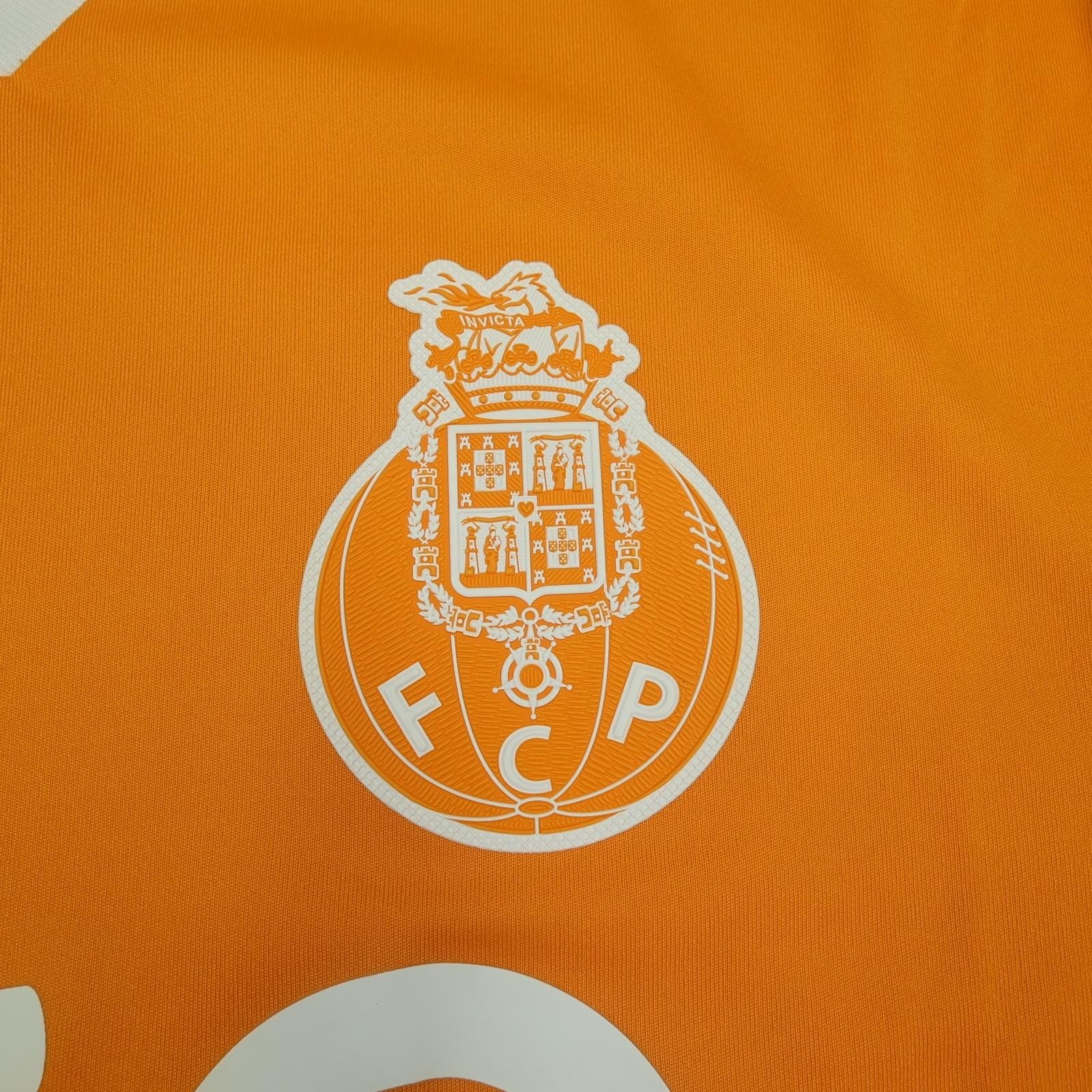 FC Porto Shirt Mens Large Orange Away 2017 2018 Football New Balance MEO Jersey photo 5