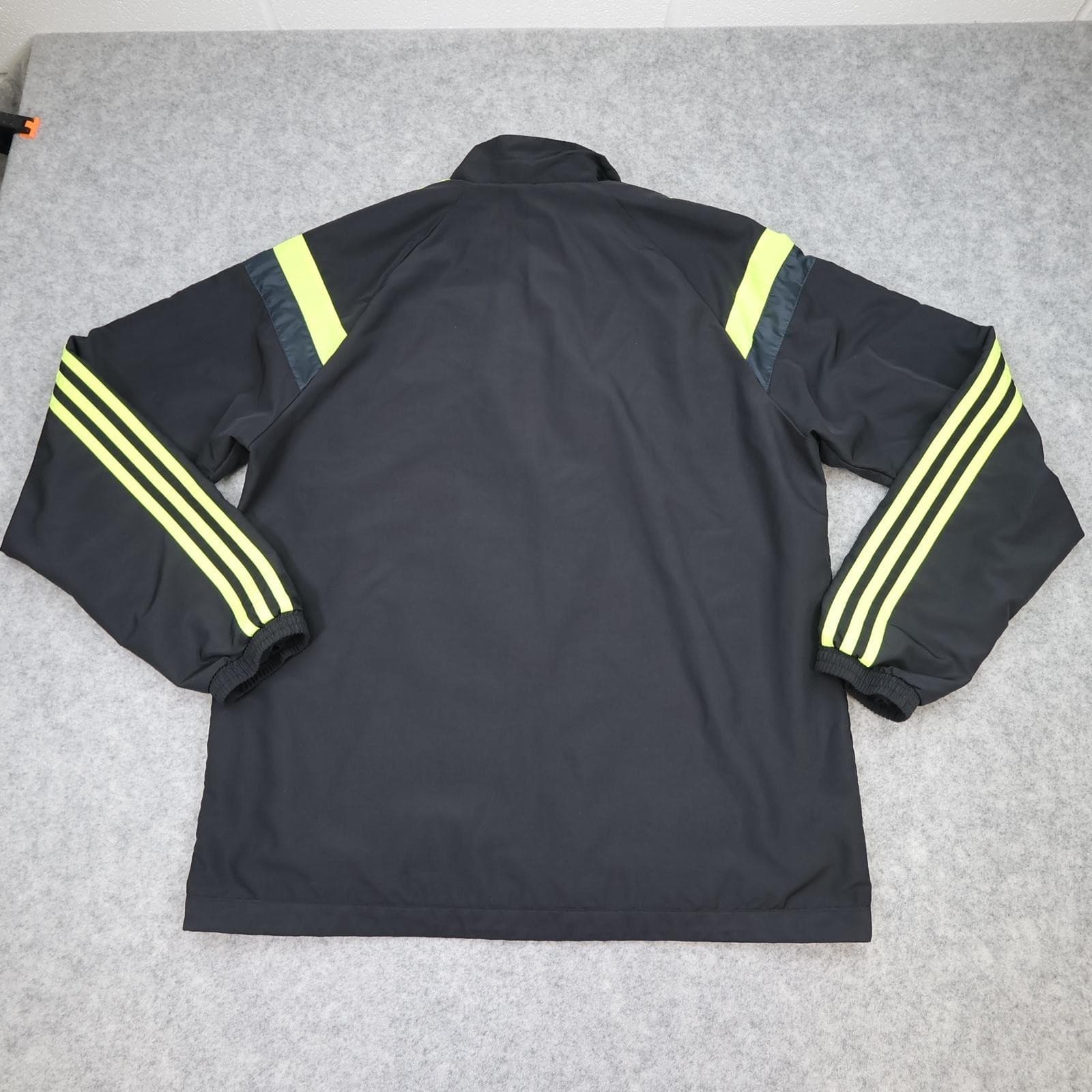 Spain Jacket Mens Medium Black 2014 2015 Football Adidas Track Top Training photo 2