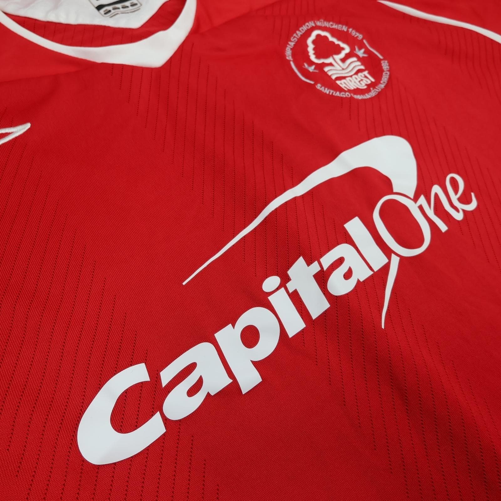 Nottingham Forest Shirt Mens 2XL Red Home 2008 2009 Umbro Capital One Jersey photo 7