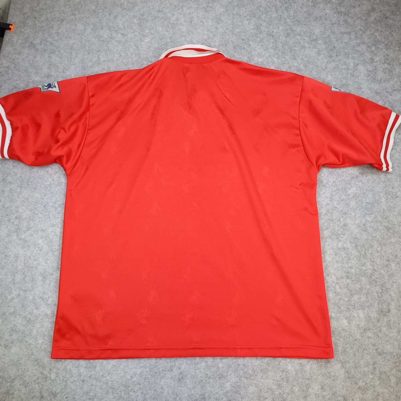 Vintage Liverpool Shirt Mens 2XL Home 1996 1998 Reebok Carlsberg Soccer Jersey photo 2