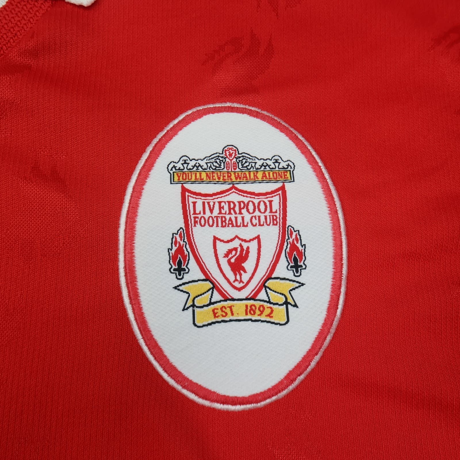Vintage Liverpool Shirt Large Red Home Kit 1997 1999 Reebok Jersey 42/44 Fowler photo 6