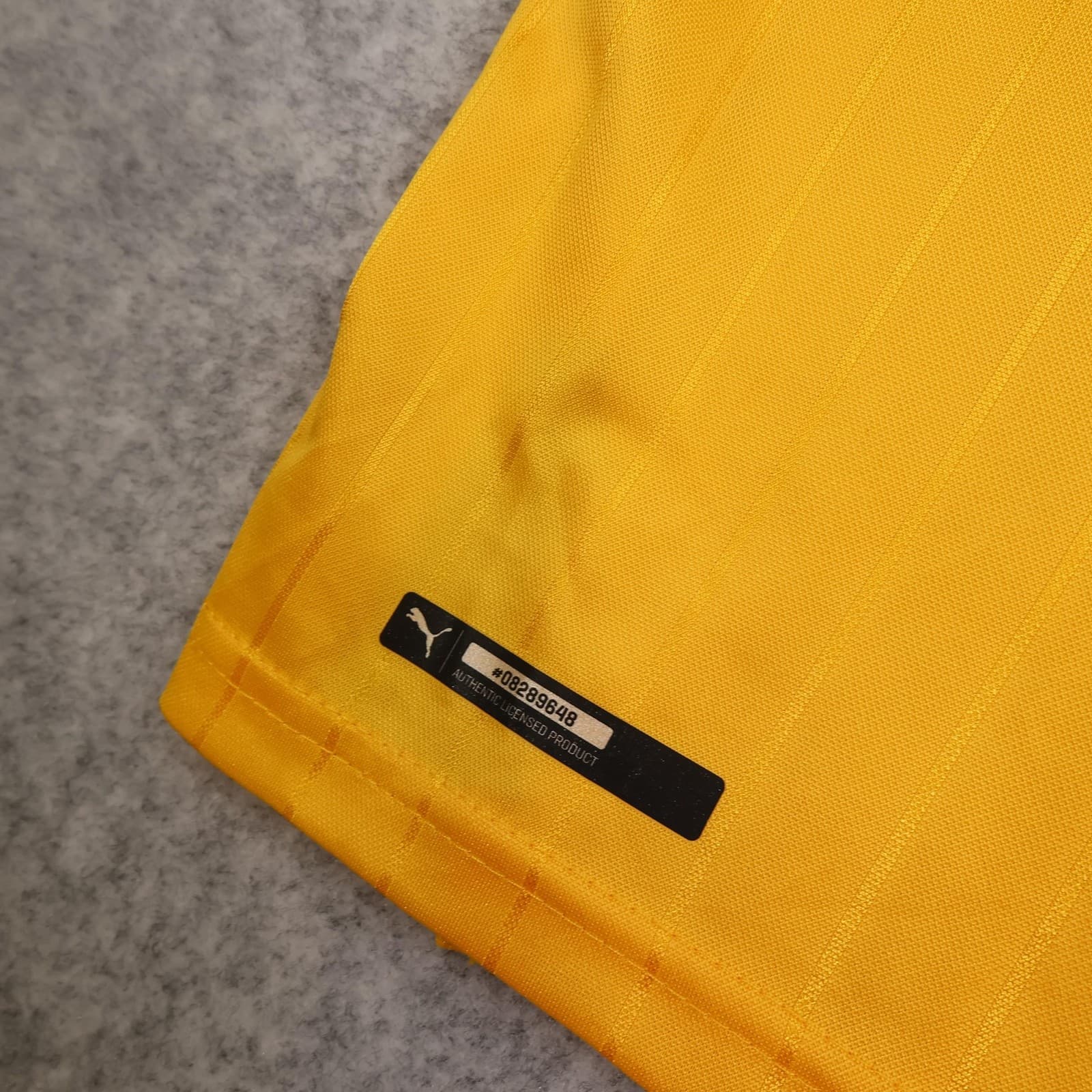 Arsenal Away Shirt Mens Large Yellow 2016 2017 EPL Football Puma Ozil 11 Jersey photo 8