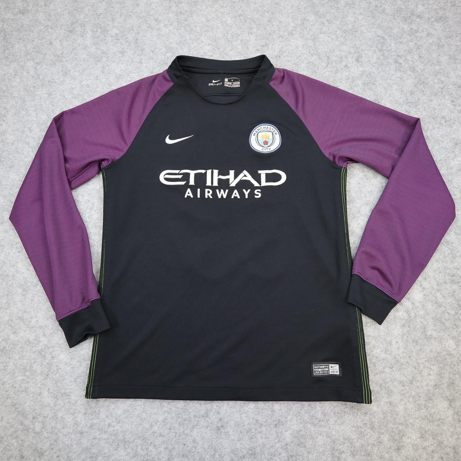 Manchester City Shirt Youth 12-13 Years Black Away Football Nike Caballero 13 photo 2