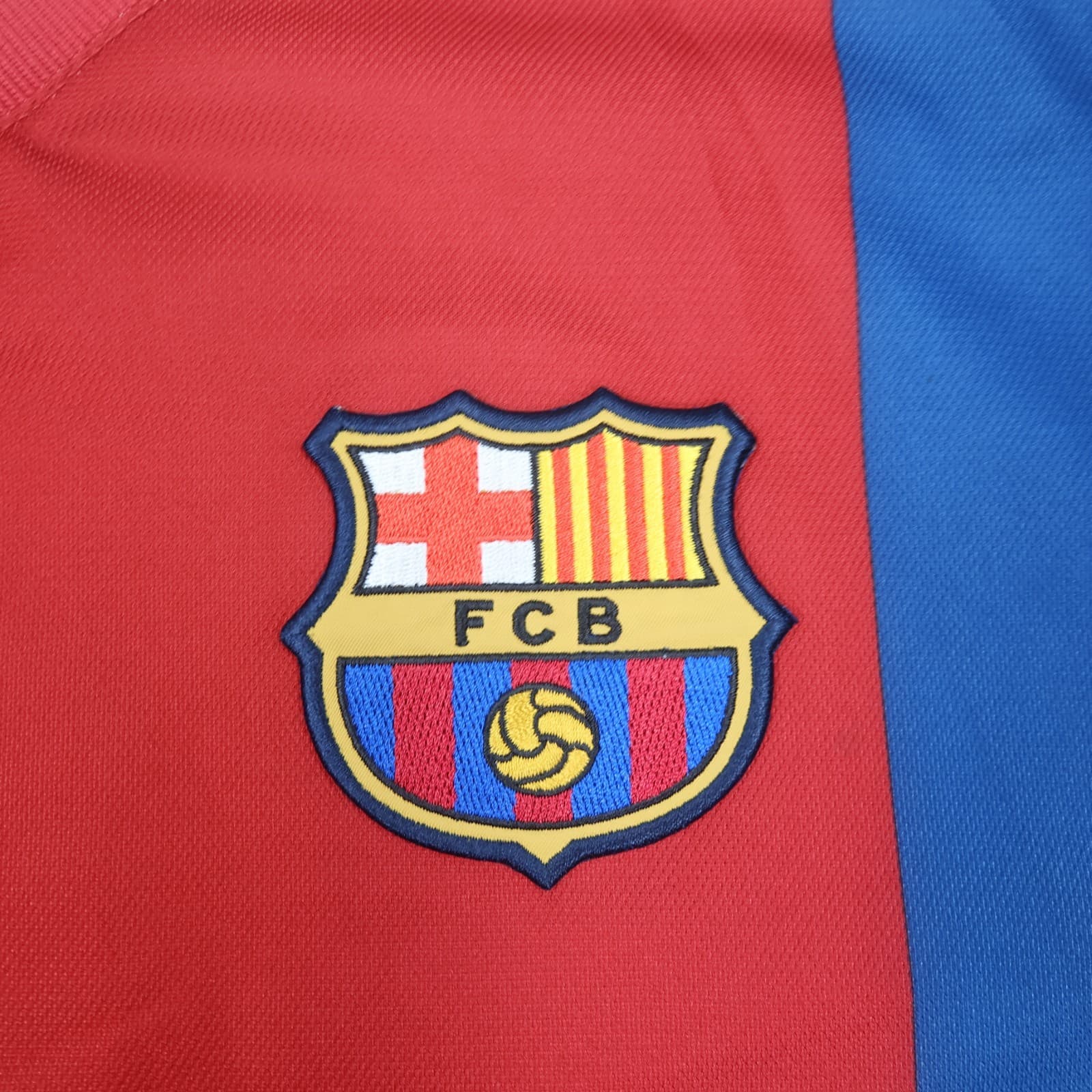 Vintage Barcelona Shirt Medium Red Home Kit 2008 2009 Nike Jersey Football photo 3