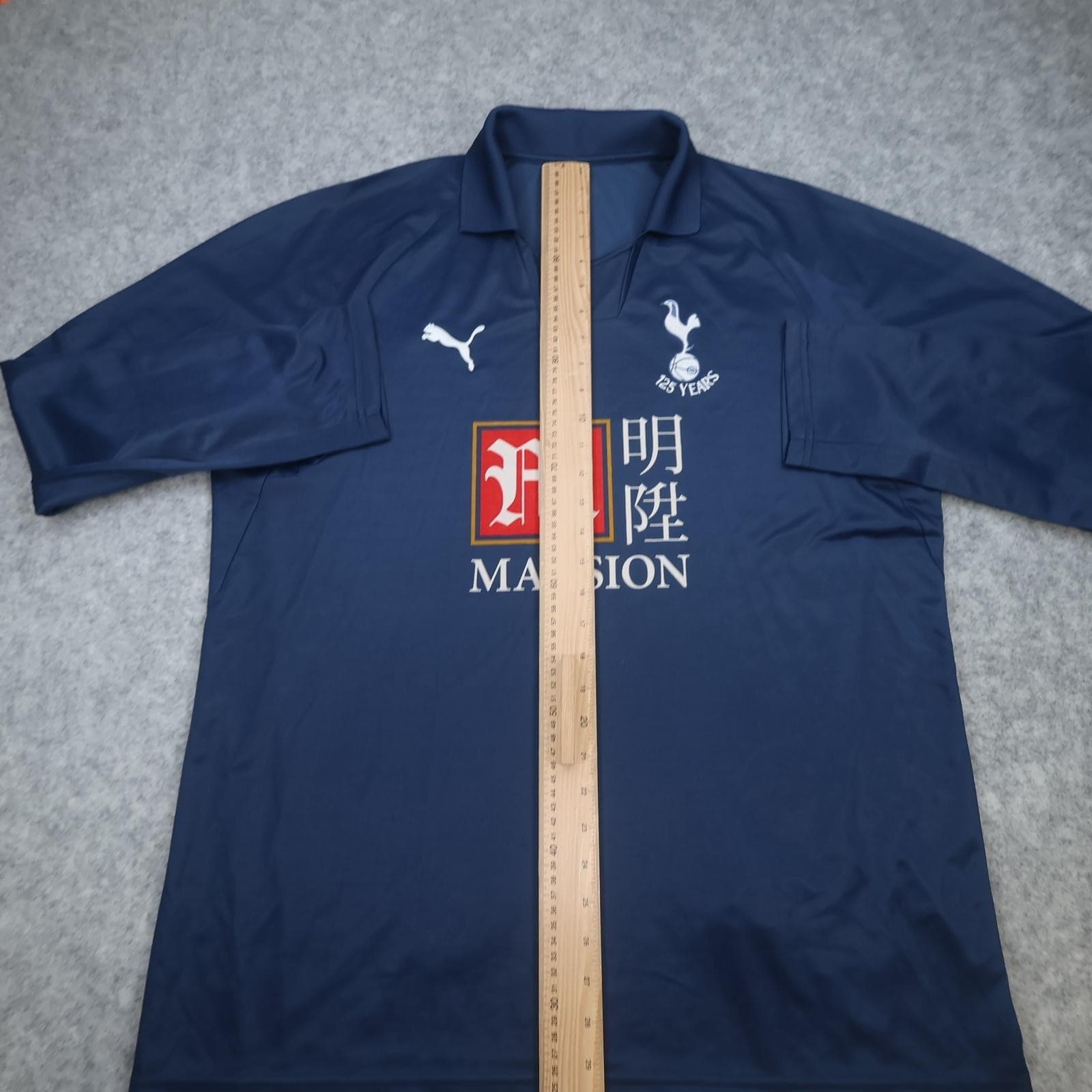 Tottenham Hotspur Shirt Mens XL Blue Away 2007 2008 Football 125 Years photo 11