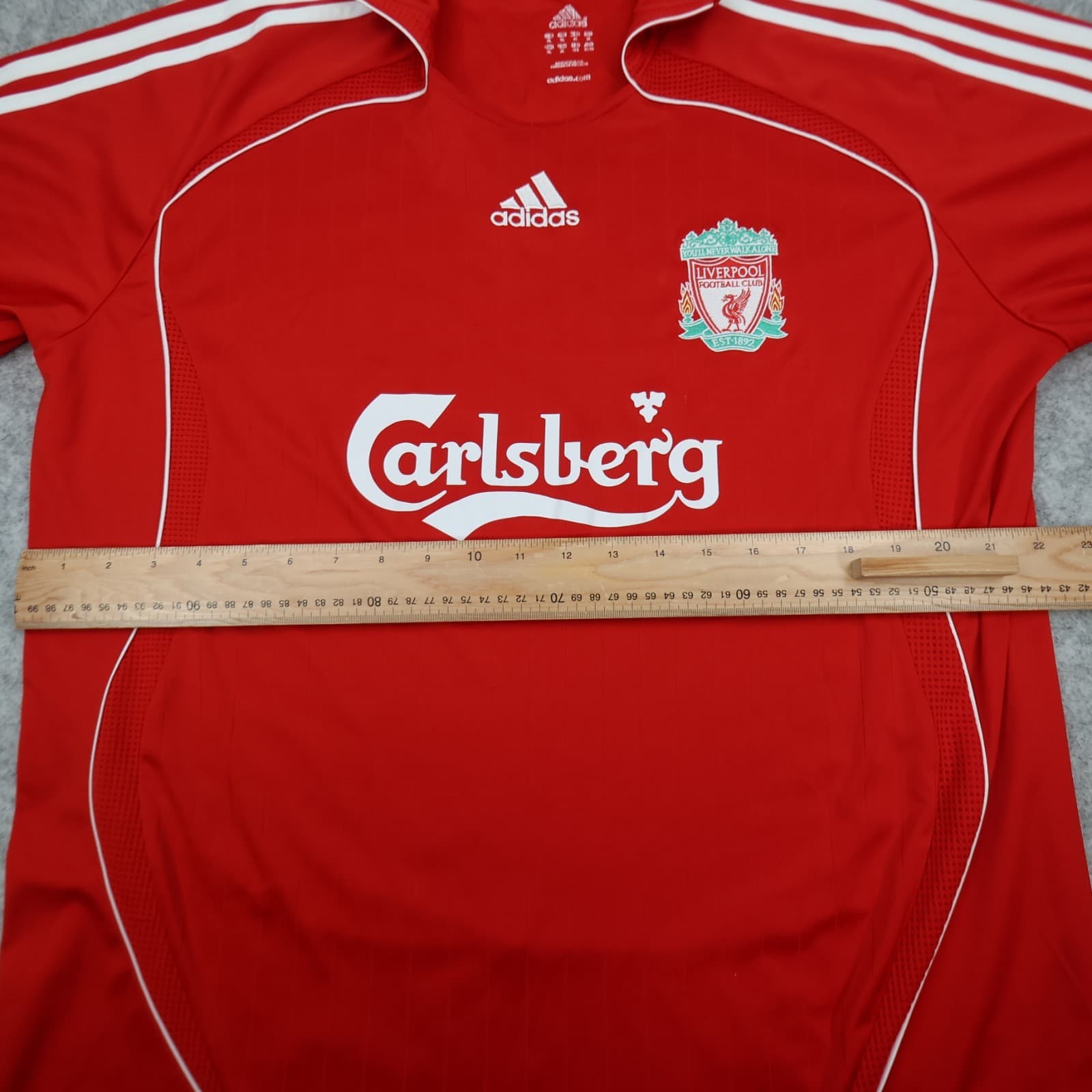 Liverpool Shirt Extra Large Red Home Kit 2006 2008 Adidas Jersey Steven Gerrard photo 11