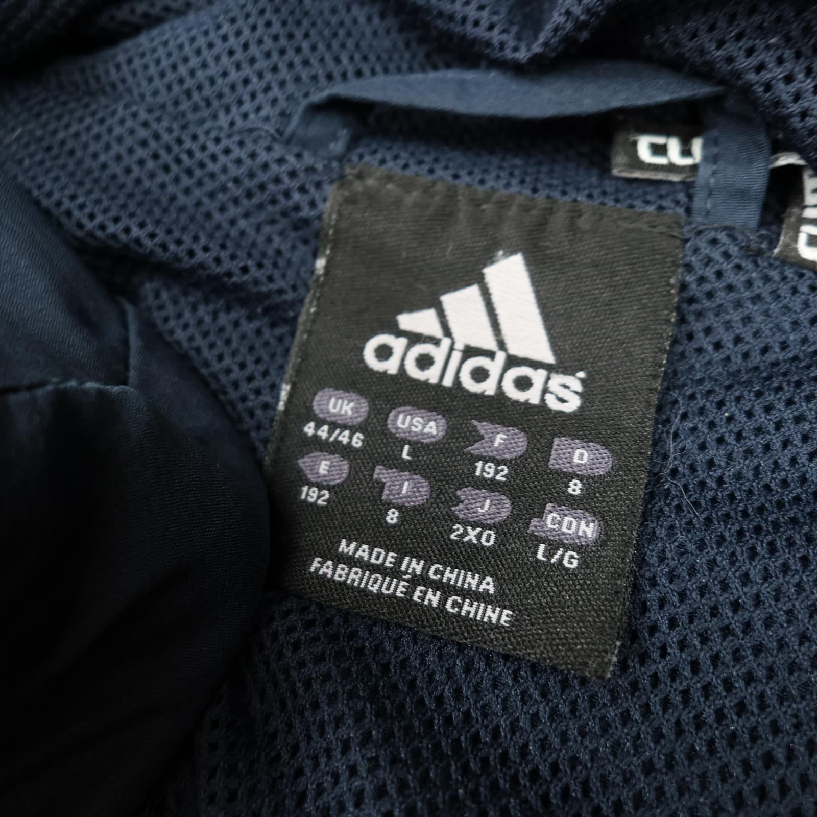 Chelsea Jacket Mens Large Navy 2010 2011 EPL Football Adidas Champions League photo 8