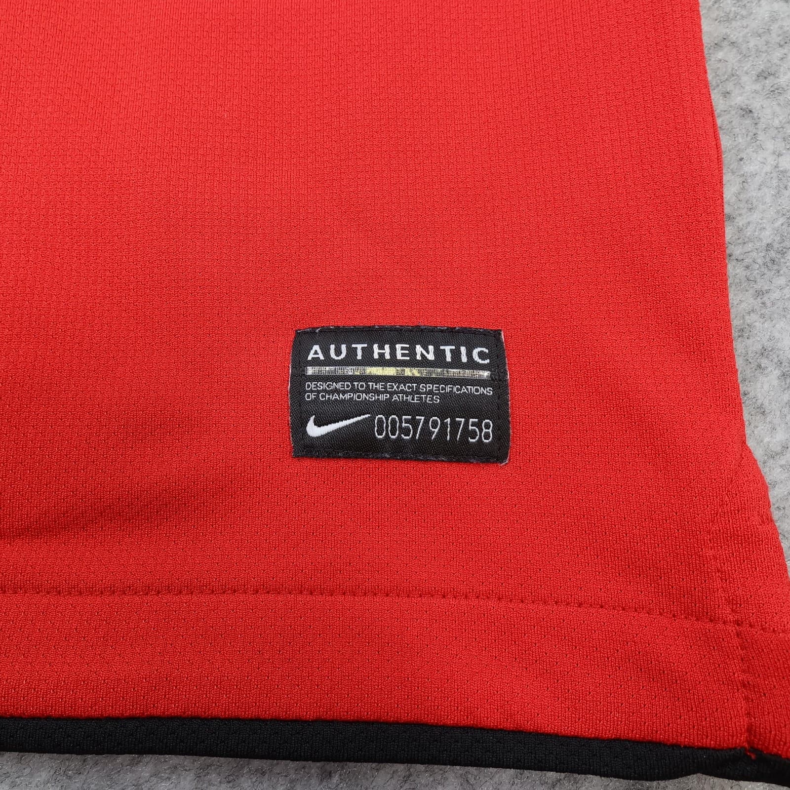 Manchester United Shirt Mens Medium Red Home EPL 2010 2011 Nike AON JS Park 13 photo 5