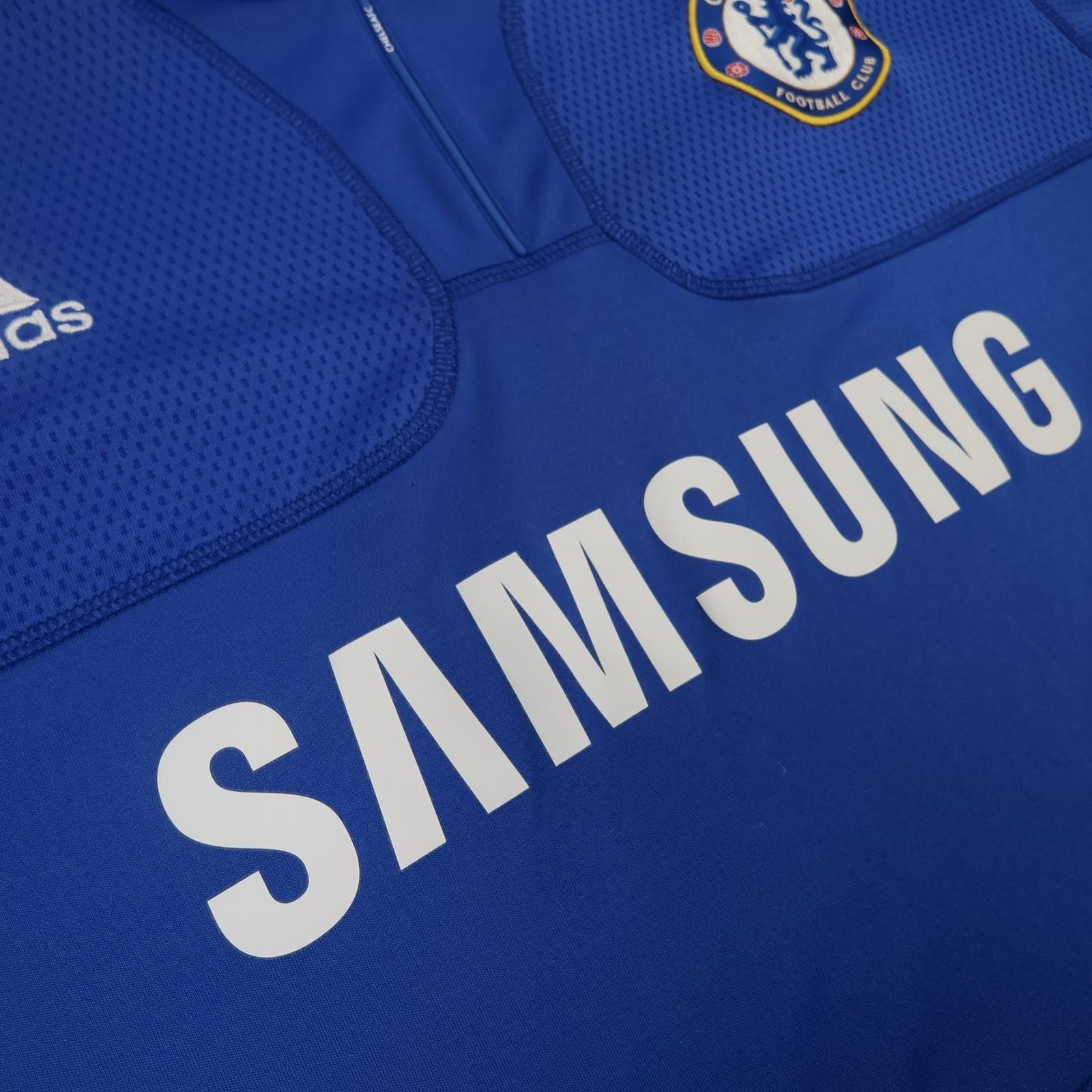 Chelsea Shirt Mens Large Blue Home 2009 2010 Adidas Samsung Drogba 11 photo 7