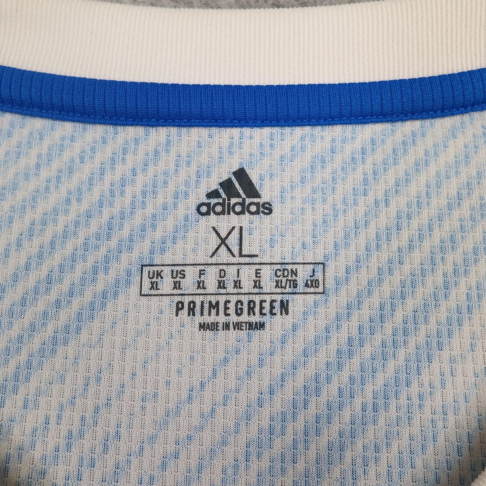 Manchester United Away Shirt Mens XL White 2021 2022 Adidas TeamViewer Jersey photo 6