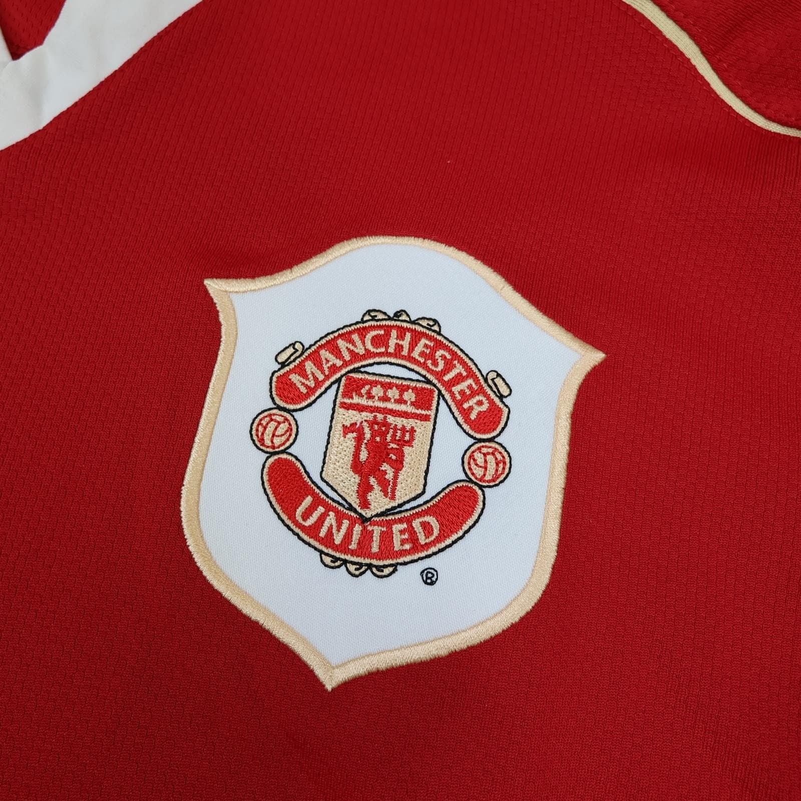 Manchester United Shirt Mens Large Red Home 2006 2007 Football Nike Ji Sung Park photo 6