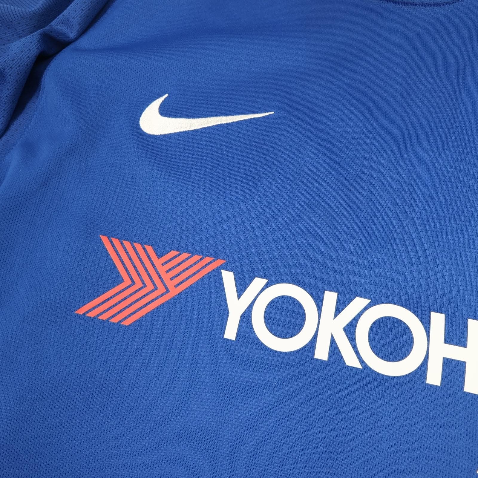 Chelsea Shirt Mens Large Blue Home 2017 2018 Football Nike David Luiz 30 Jersey photo 4