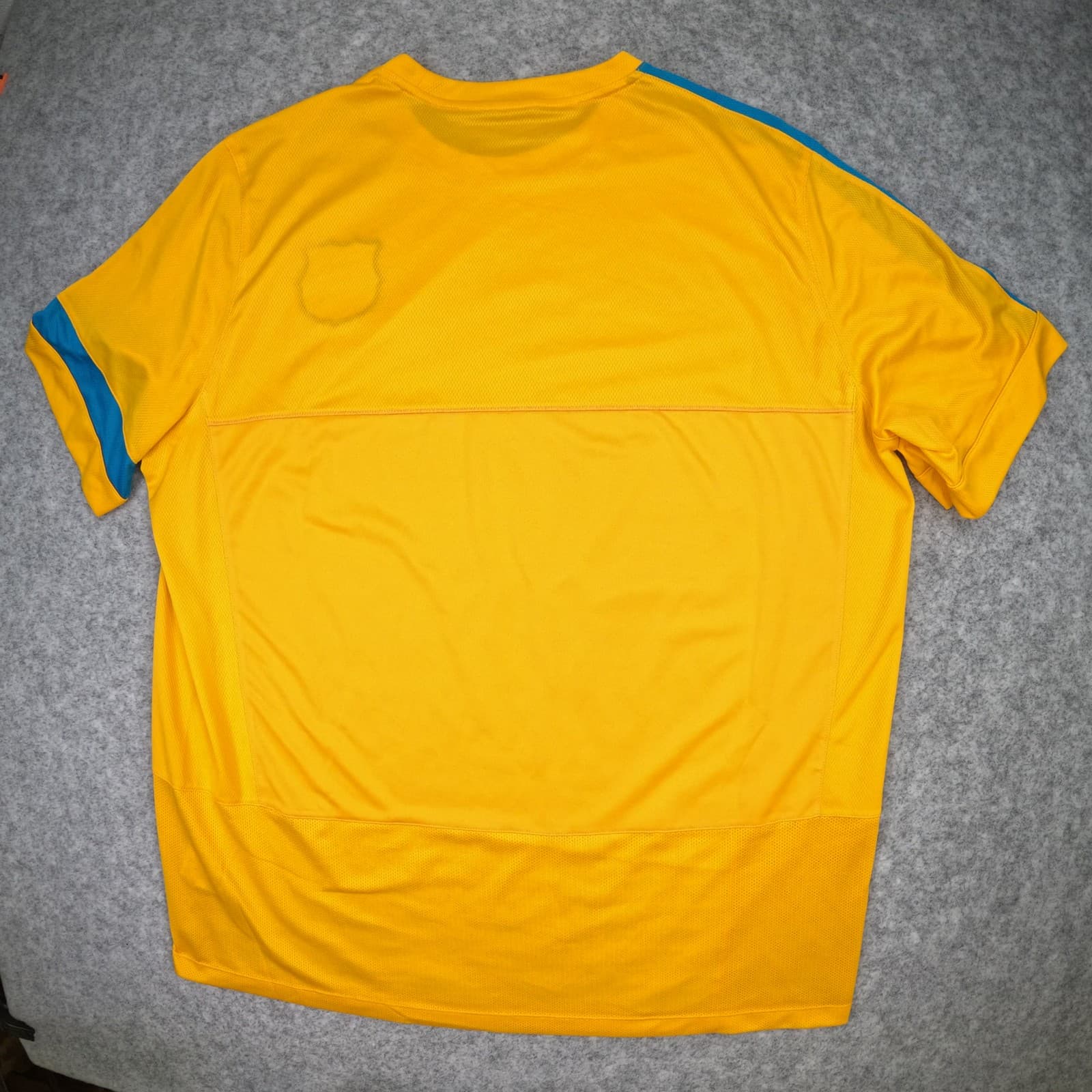 Barcelona Football Shirt 2XL Yellow 2013 2014 Training Kit Nike Soccer Jersey photo 3