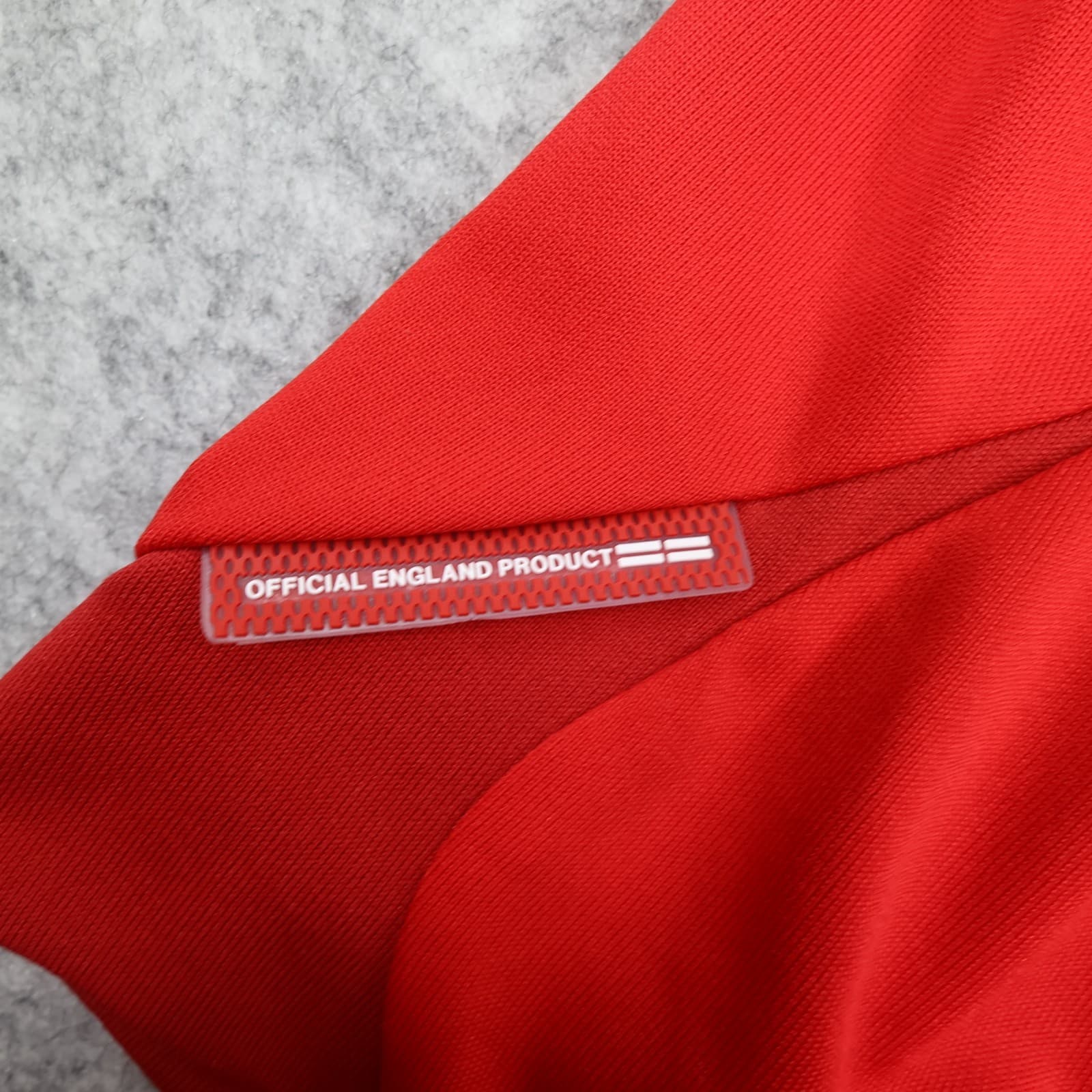 England Football Shirt Large Red Away Kit 2006 2007 2008 Umbro Wayne Rooney 9 photo 3