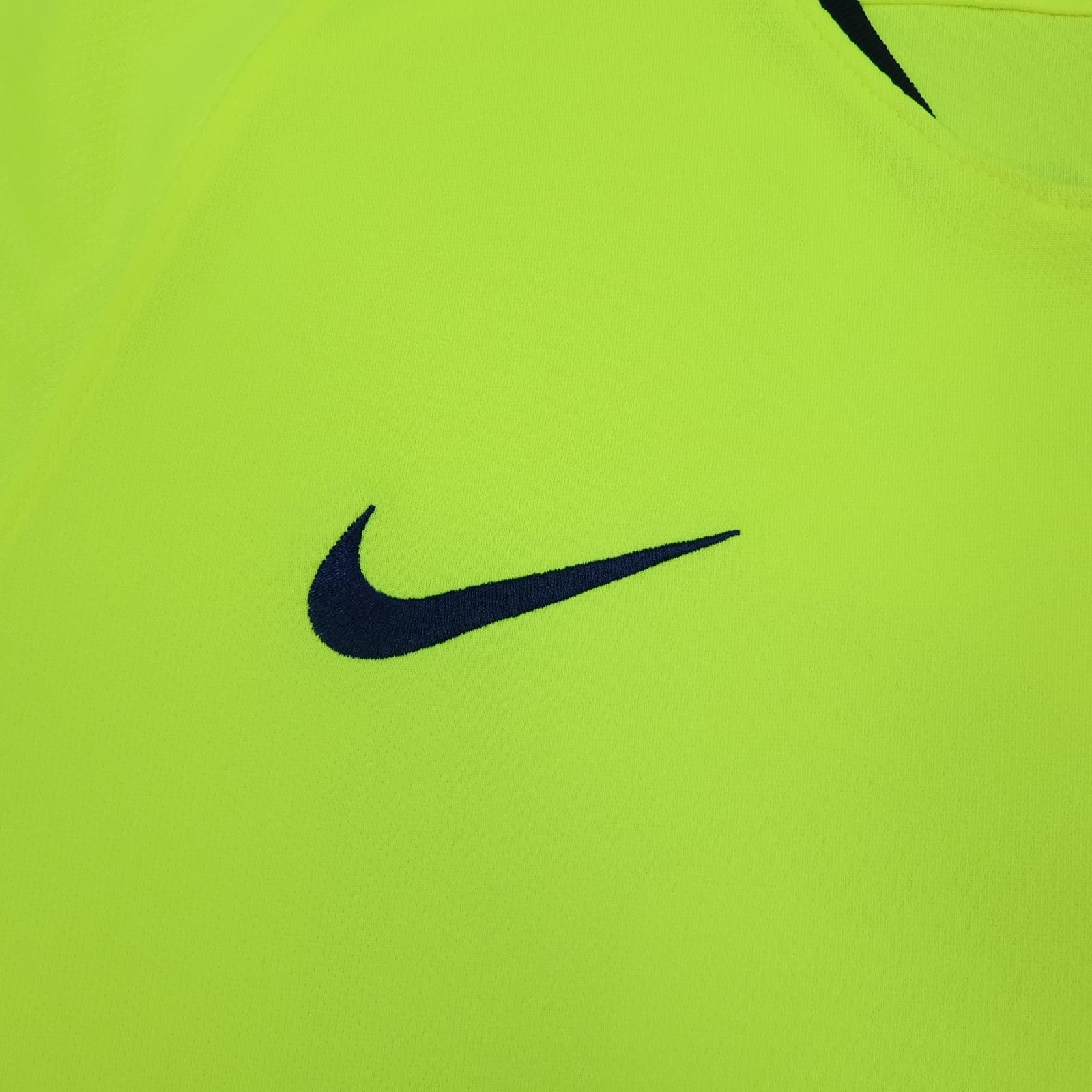 Barcelona Away Shirt Mens Medium Yellow 2018 2019 Football Nike Messi 10 Jersey photo 7