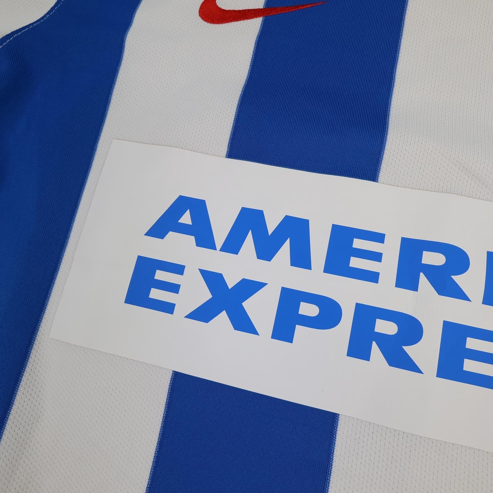 Brighton & Hove Albion Shirt Mens Large Blue Home 2016 2017 Nike Soccer Jersey photo 4