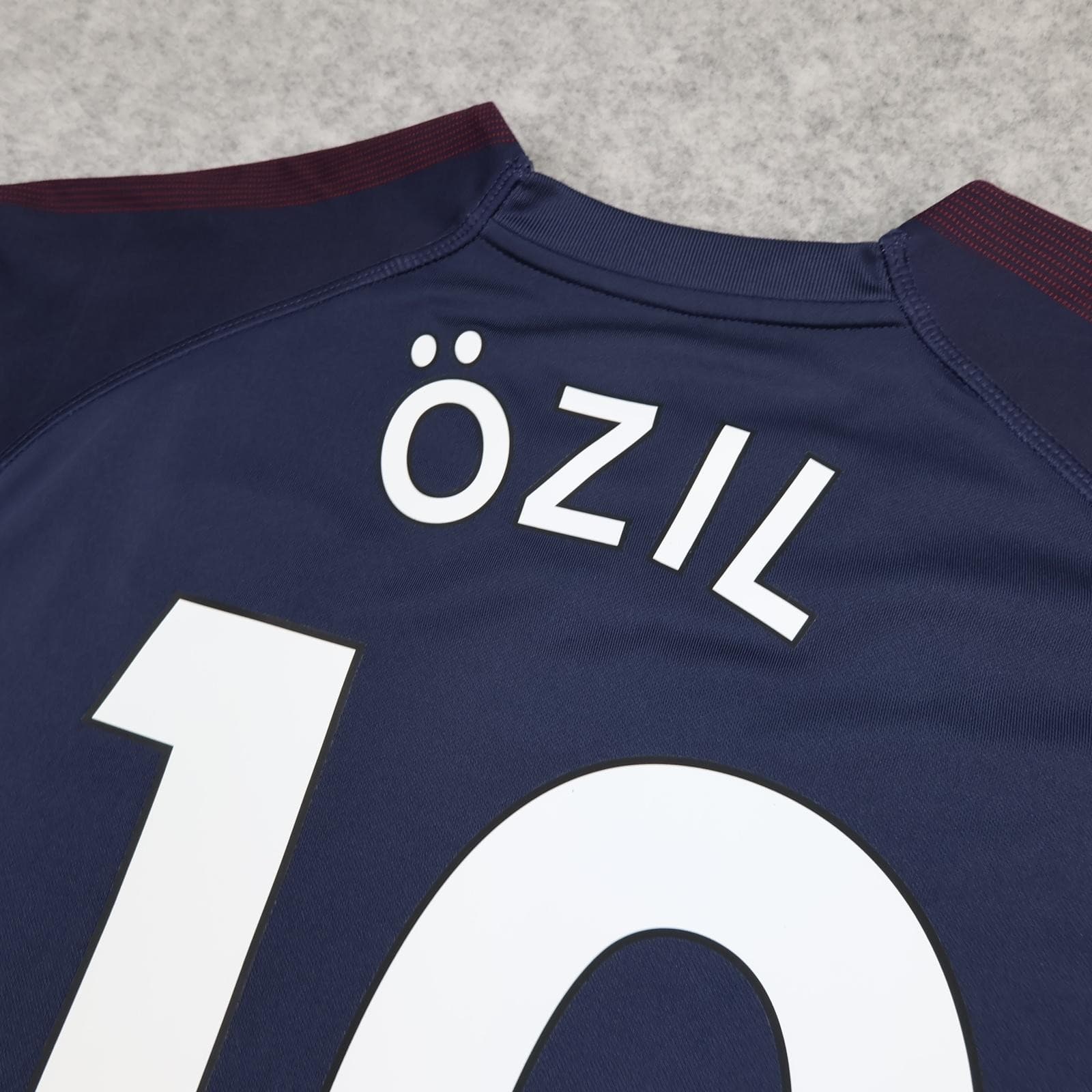 Arsenal Shirt Mens Large Blue 2018 2019 Away Puma Mesut Ozil 10 Soccer Jersey photo 9