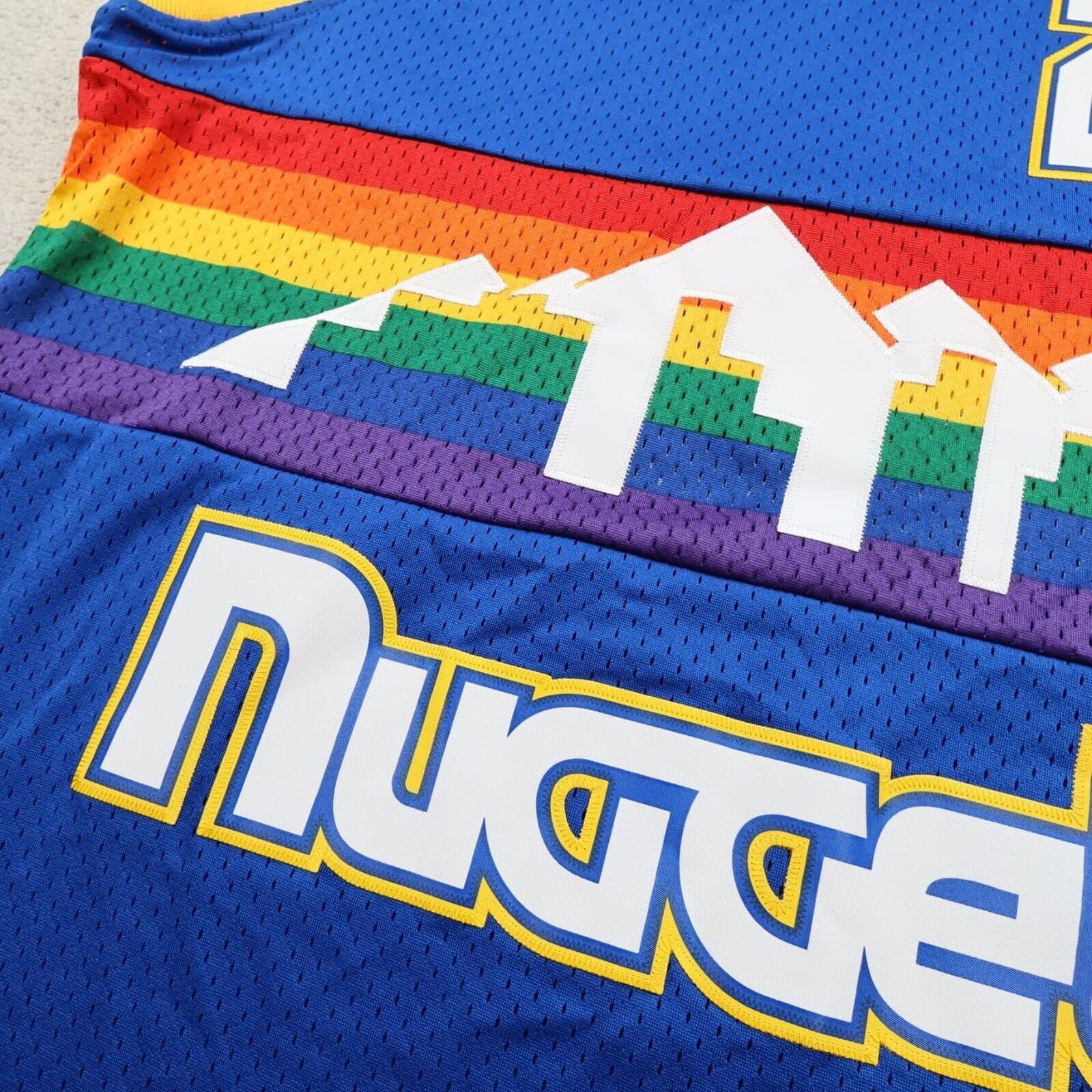 Denver Nuggets Jersey 2XL Reebok NBA Alex English Hardwood Classics 1987 1988 photo 9